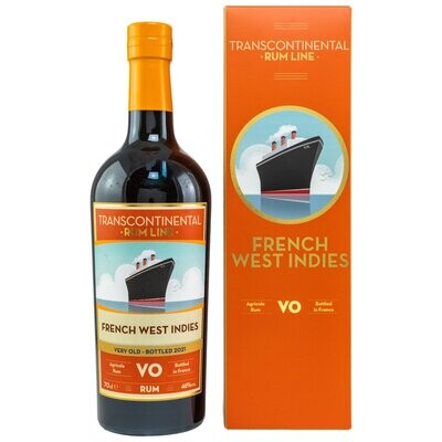 French West Indies VO Rum - Transcontinental Rum Line - 46%