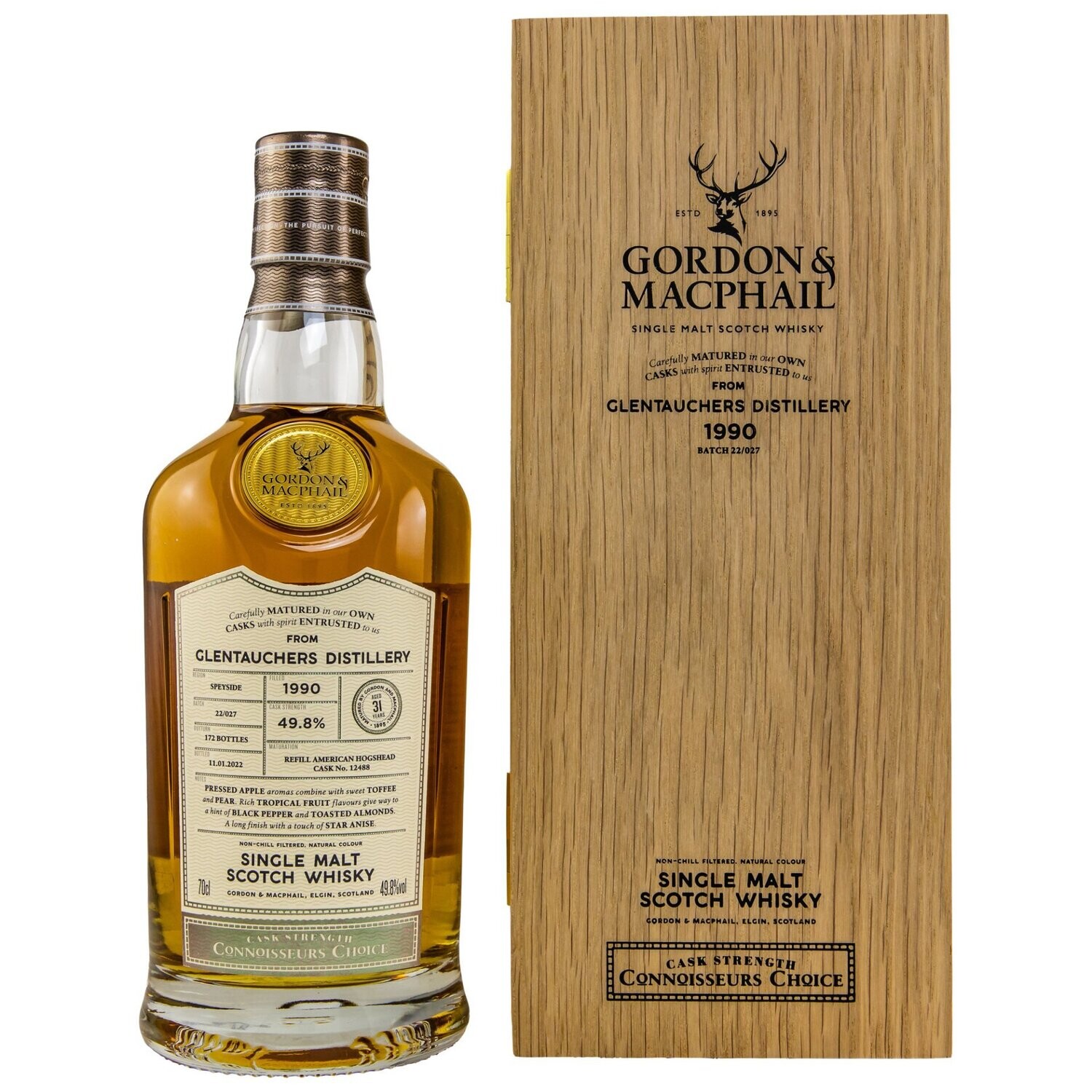 ​Glentauchers 1990/2022 - 31 Jahre - 
GM CC -  Jahre - #12488 - 49,8%