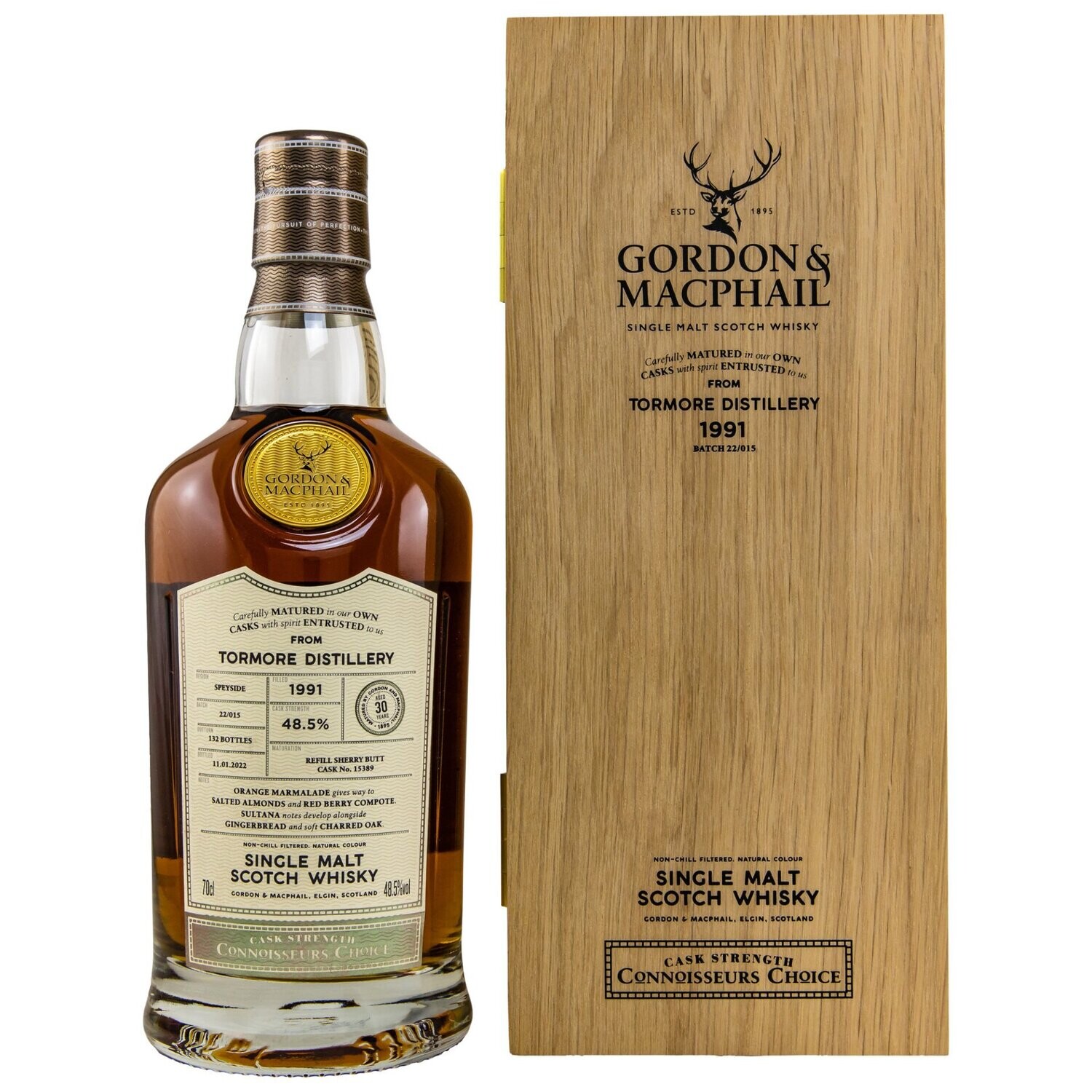 Tormore - 1991/2022 - G&M CC Sherry #15389 - 48,5%