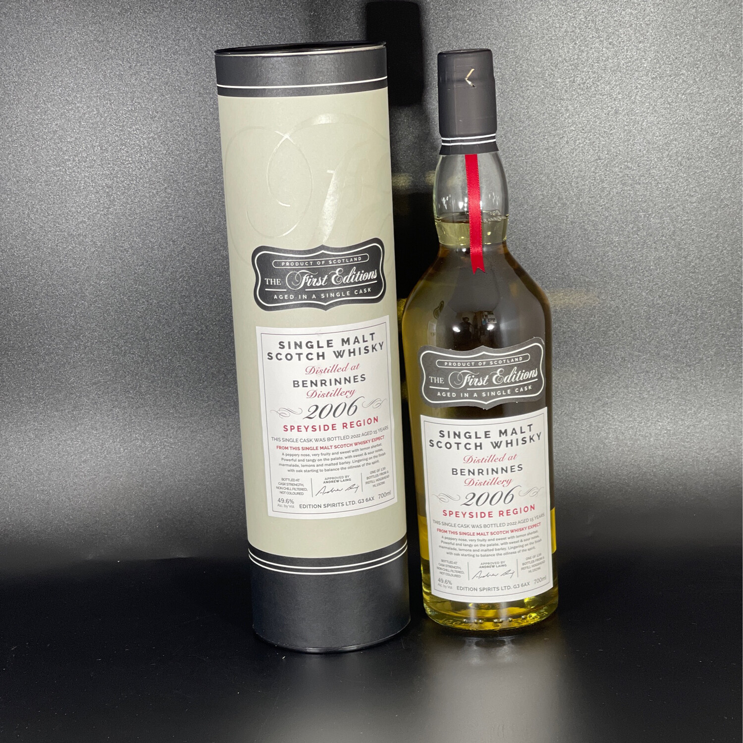 Benrinnes - 2006/2022 - 15 Jahre - Ref. Hogshead # HL19296 - 49,6%