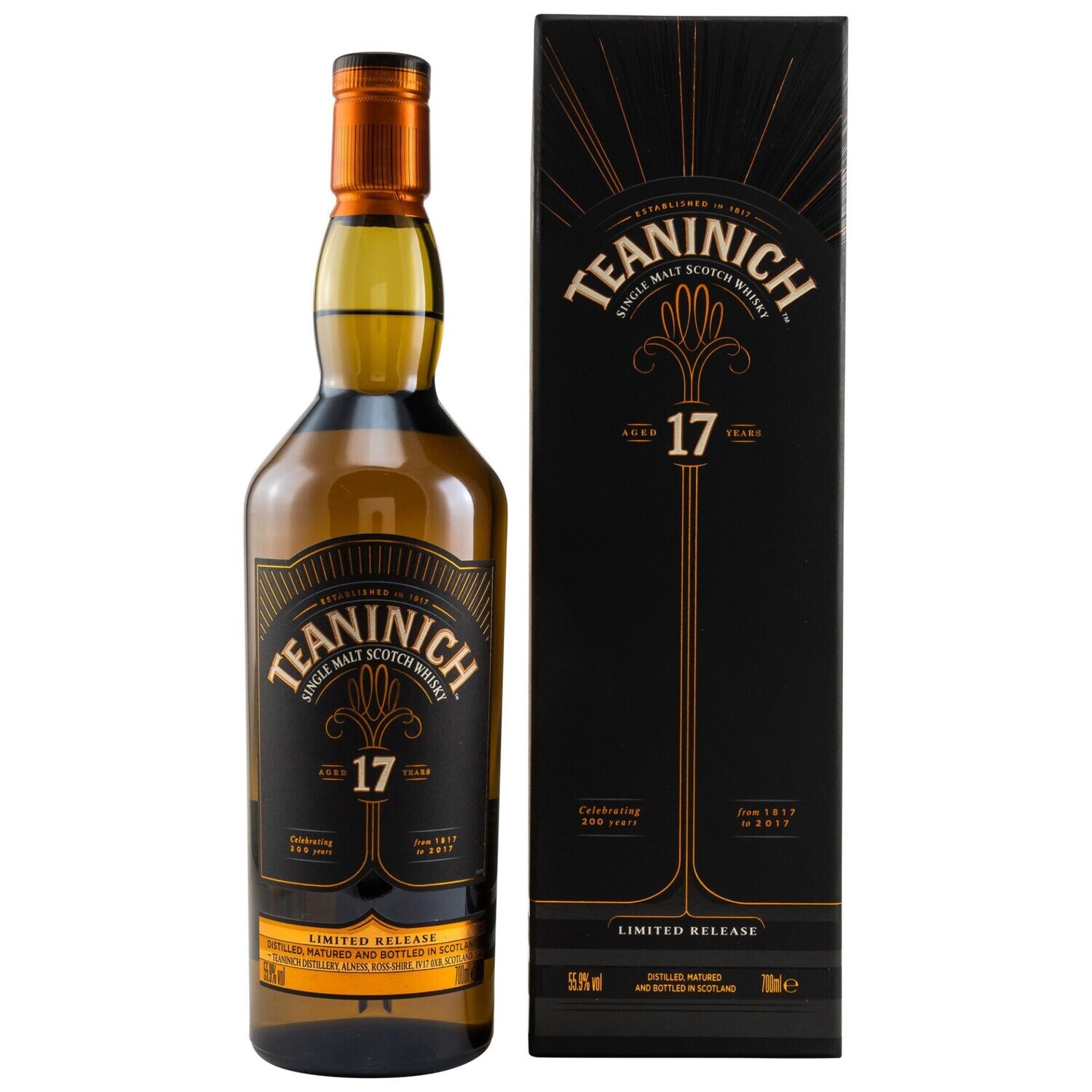 Teaninich 17 Jahre - Diageo Special Release 2017 - 55,9%