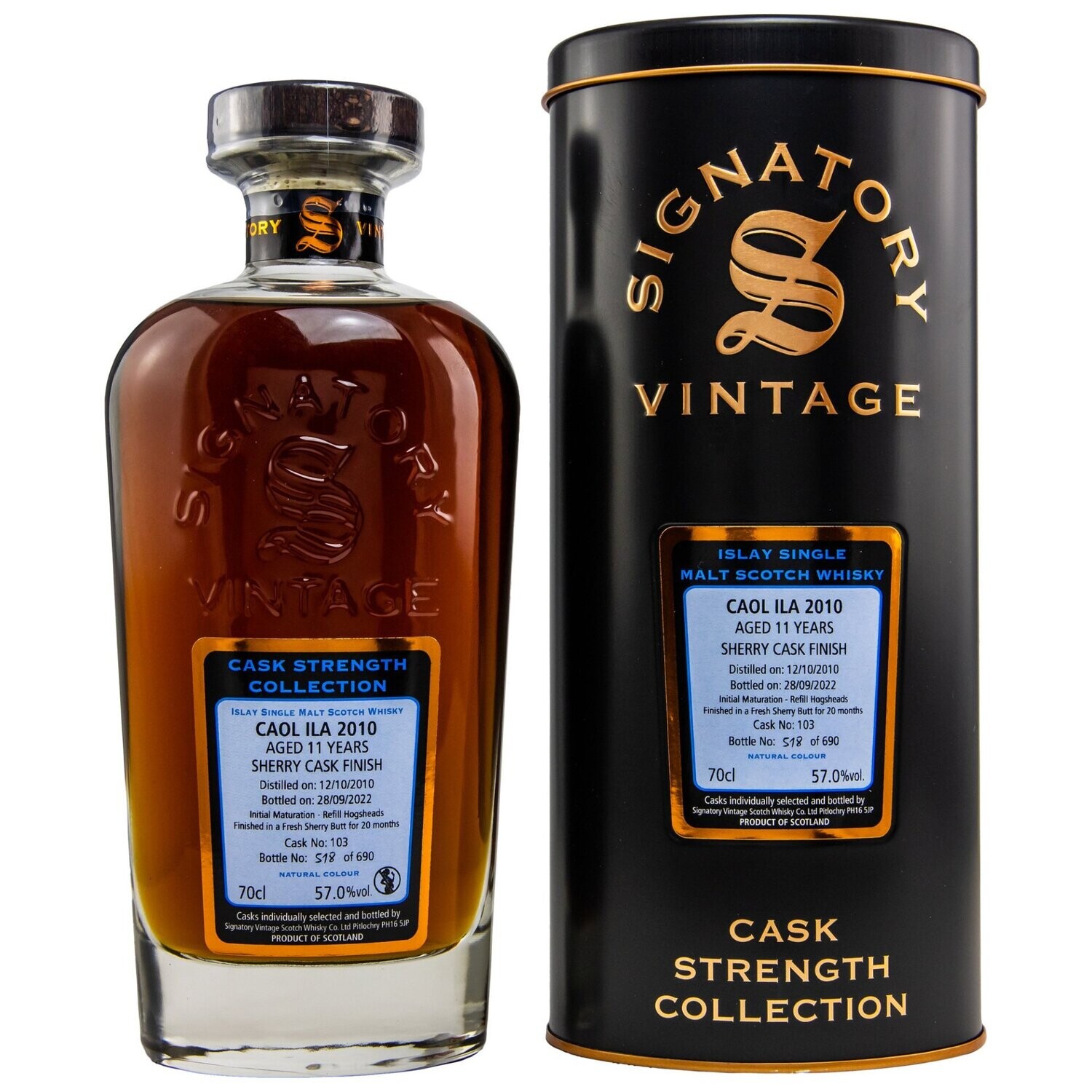 Caol Ila - 2010/2022 - 11 Jahre - Sig CS #103 -57%