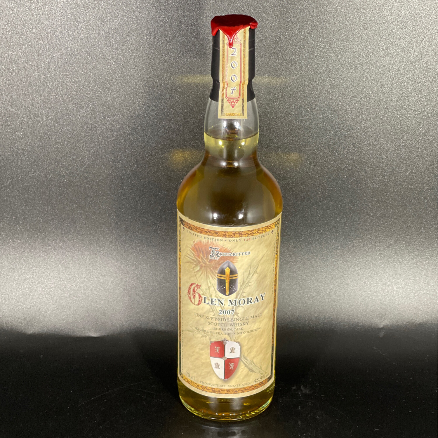 Glen Moray 2007/2022 - Bourbon Cask #2197 - 48,9%