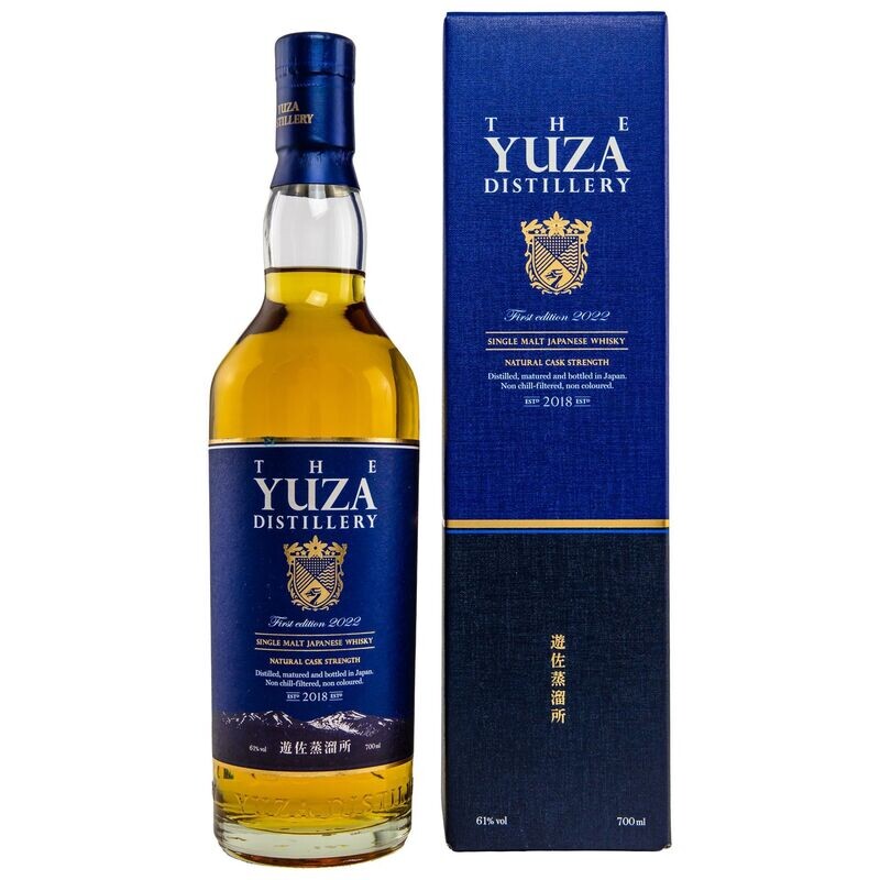 Yuza Single Malt First Edition 2022
Single Malt Japanese Whisky - 61% Yuza Single Malt First Edition 2022
Single Malt Japanese Whisky - 61%