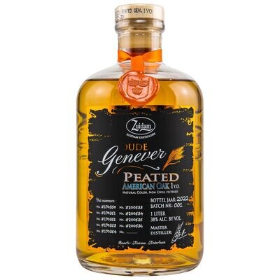 Zuidam Oude Genever 1 Jahr - Peated A.O. - 1 Liter - 38%