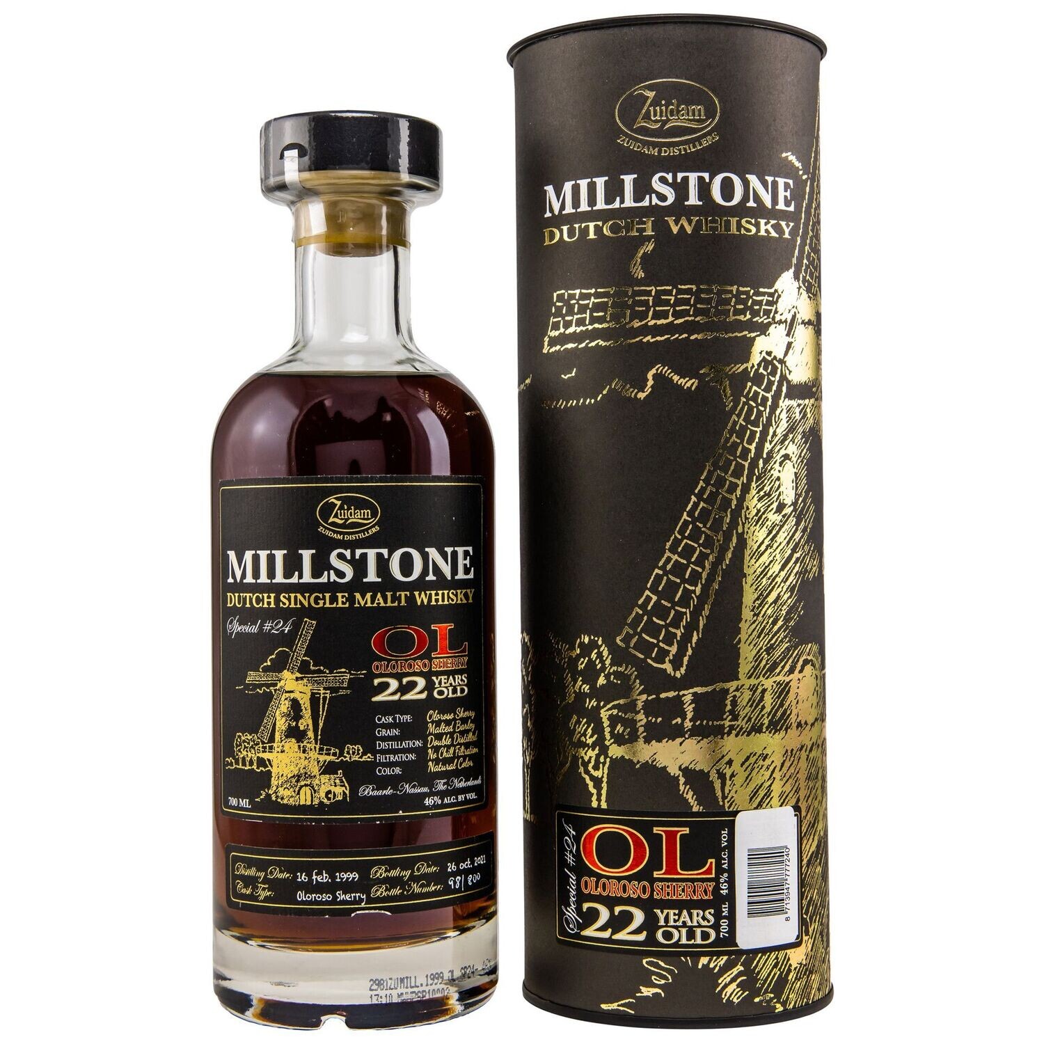 Millstone Single Malt - 1999/2021 22 Jahre - Oloroso Cask - Special # 24 - 46% - OA