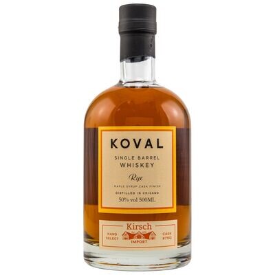 Koval - Rye Whiskey – Maple Syrup Cask Finish #7152 - 50%