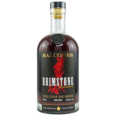 Balcones - Brimstone - Texas Scrub Oak Smoked - 53% - 0,7 Liter