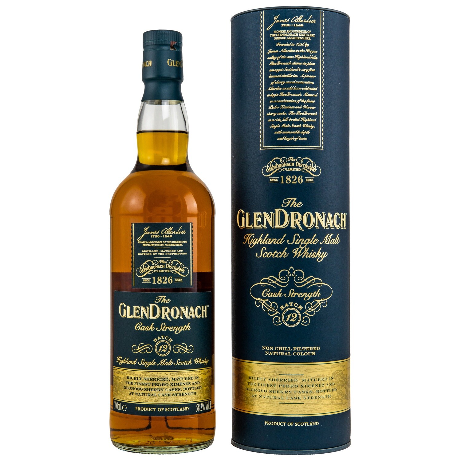 Glendronach - Sherry Cask Strength - 58,2% - Batch 12
