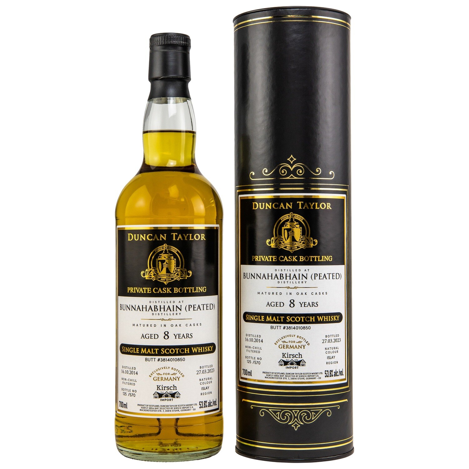Bunnahabhain Peated 2014/2023 - 8 Jahre -Butt #3814010850 - (Duncan Taylor)