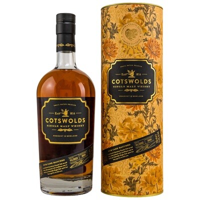 Cotswolds Hearts & Crafts No.3 Single Malt Whisky - Rum Cask Matured - 55,6% Cotswolds Hearts & Crafts No.3 Single Malt Whisky - Rum Cask Matured - 55,6%