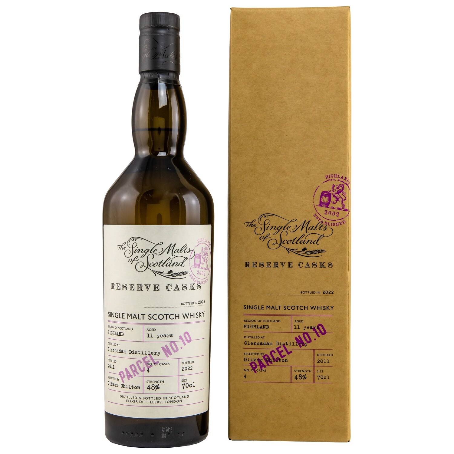 Glencadam 2011/2022 - 11 Jahre - Reserve Cask Parcel 10 (SMoS) - 48%