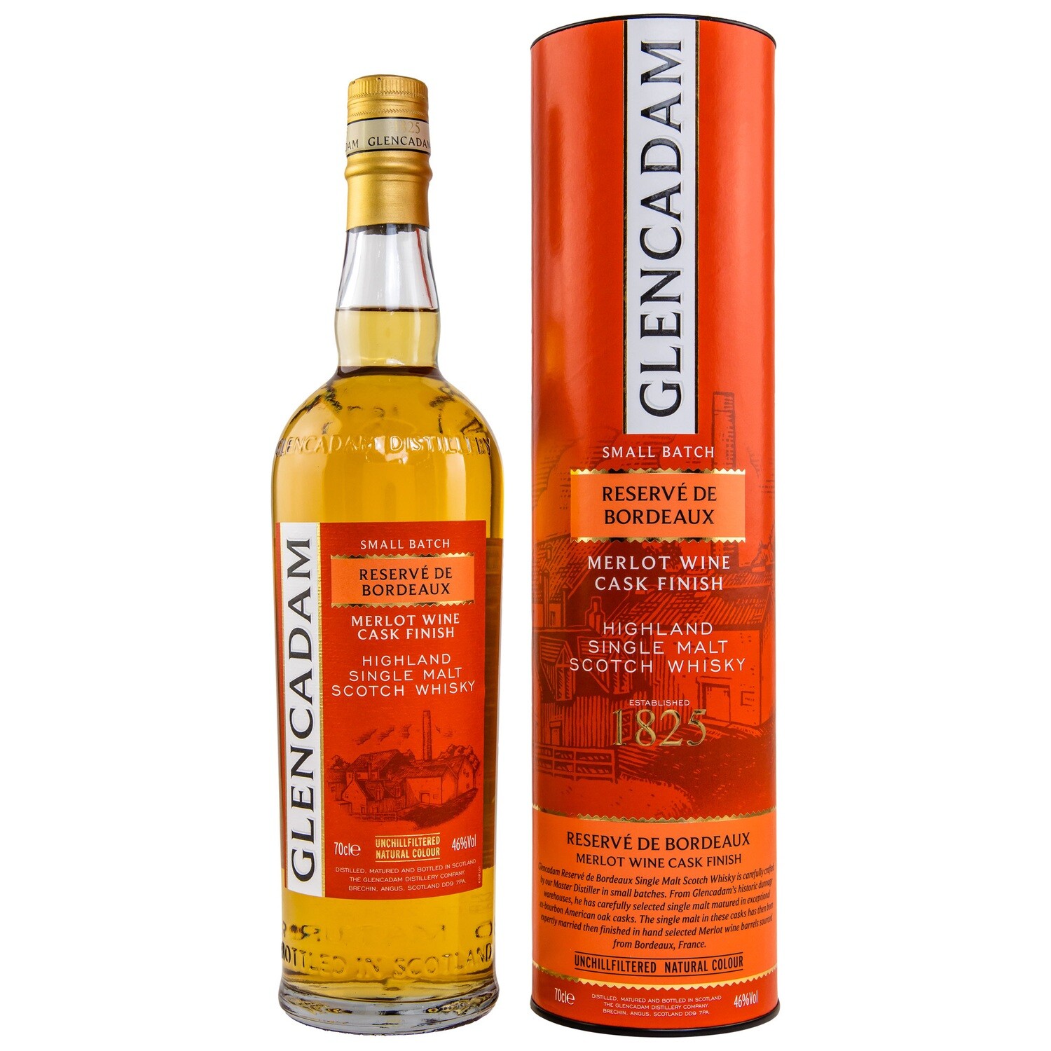 Glencadam Reservé de Bordeaux Merlot Finish – Small Batch - 46%