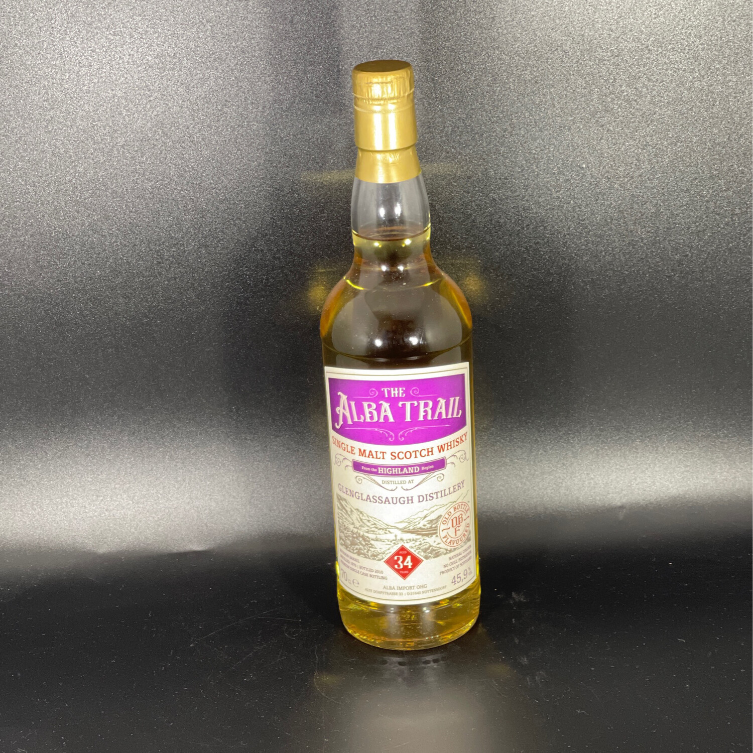 Glenglassaugh - 34 Jahre - 1976/2010 - Bourbon Barrel - 45,9% - Alba Trail