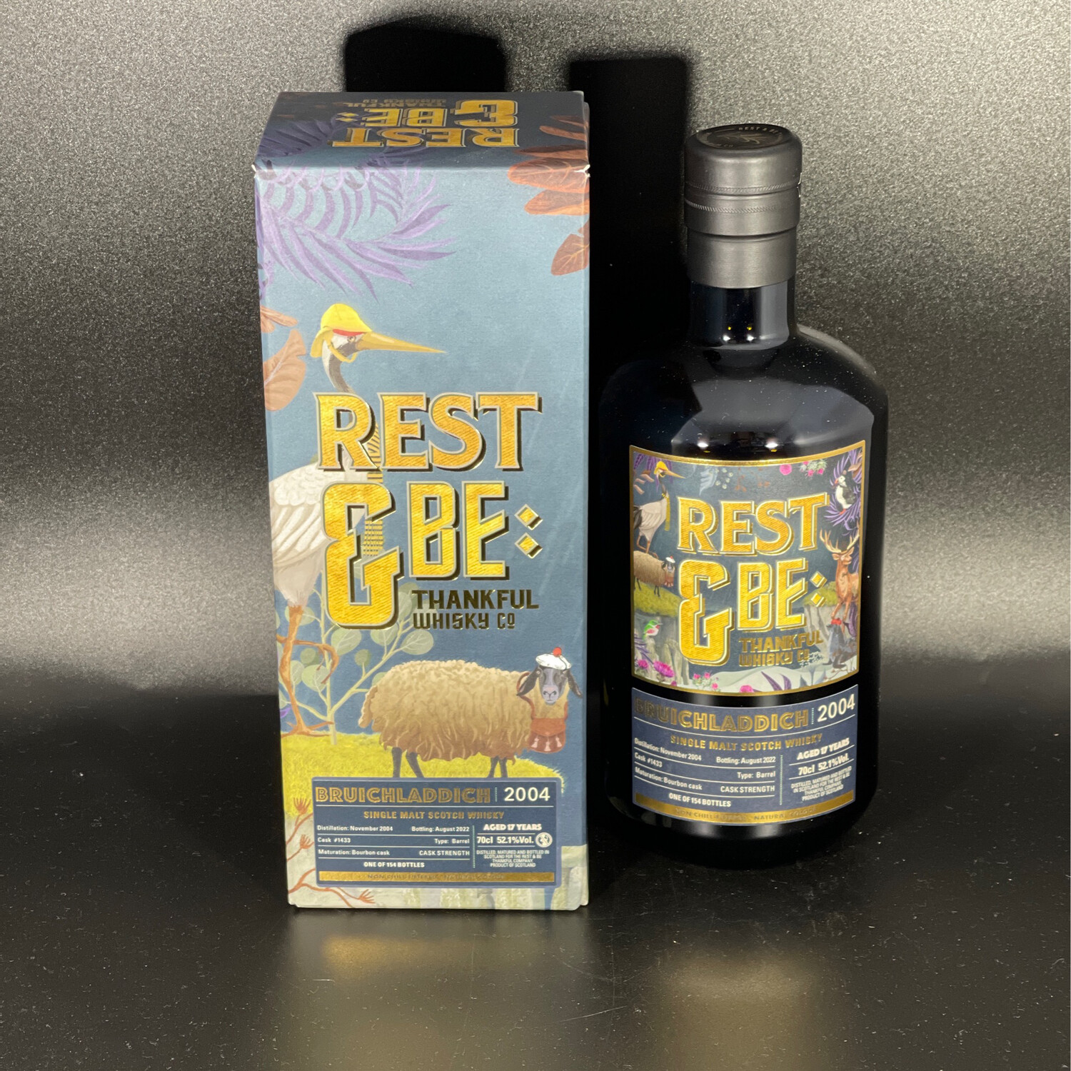 Bruichladdich - 2004/2022 17 Jahre - Rest&Be Thankful - Bourbon Cask # 1433 - 52,1%