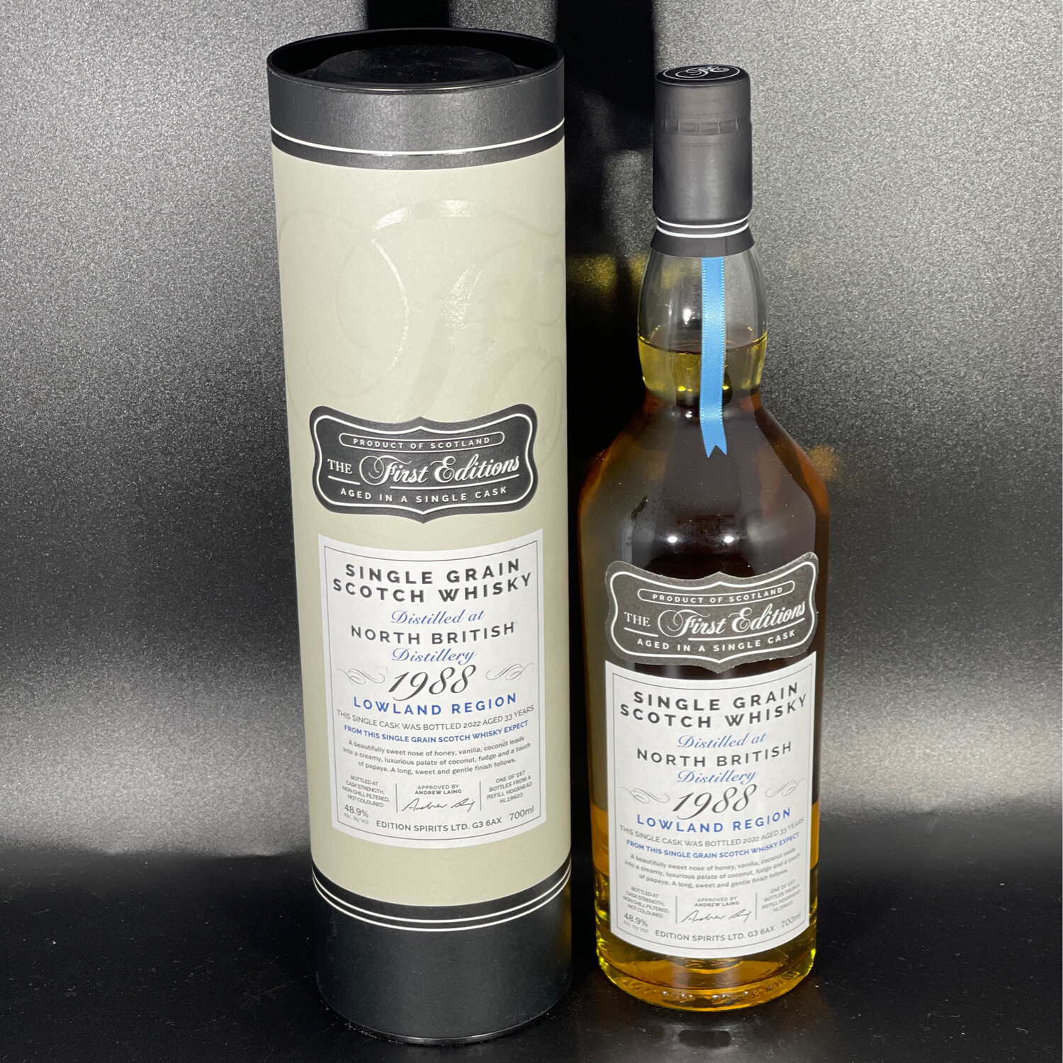 North British - 33Jahre - 1988/2022 - First Editions Refill Bourbon # HL19603 - 48,9%