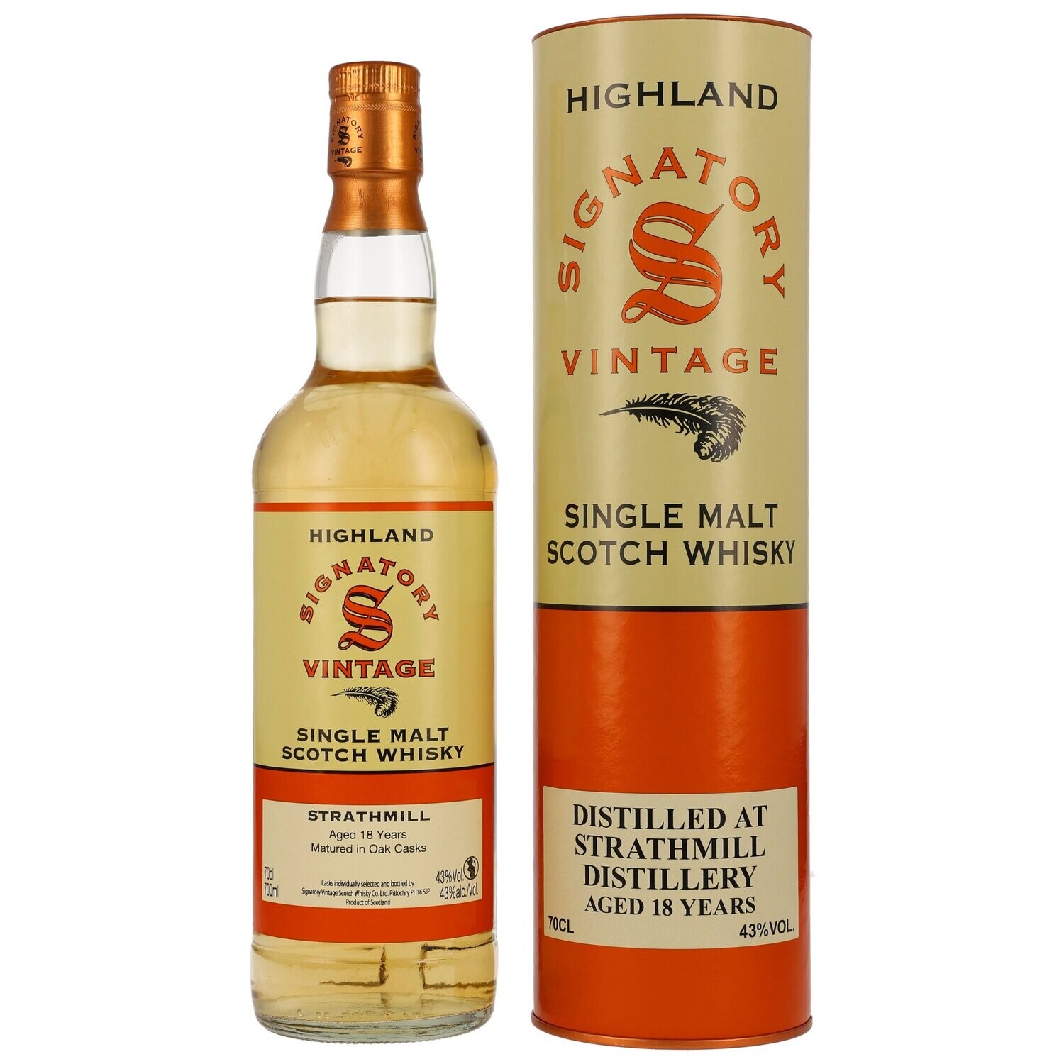 Strathmill 18 Jahre - SV Copper - 43%