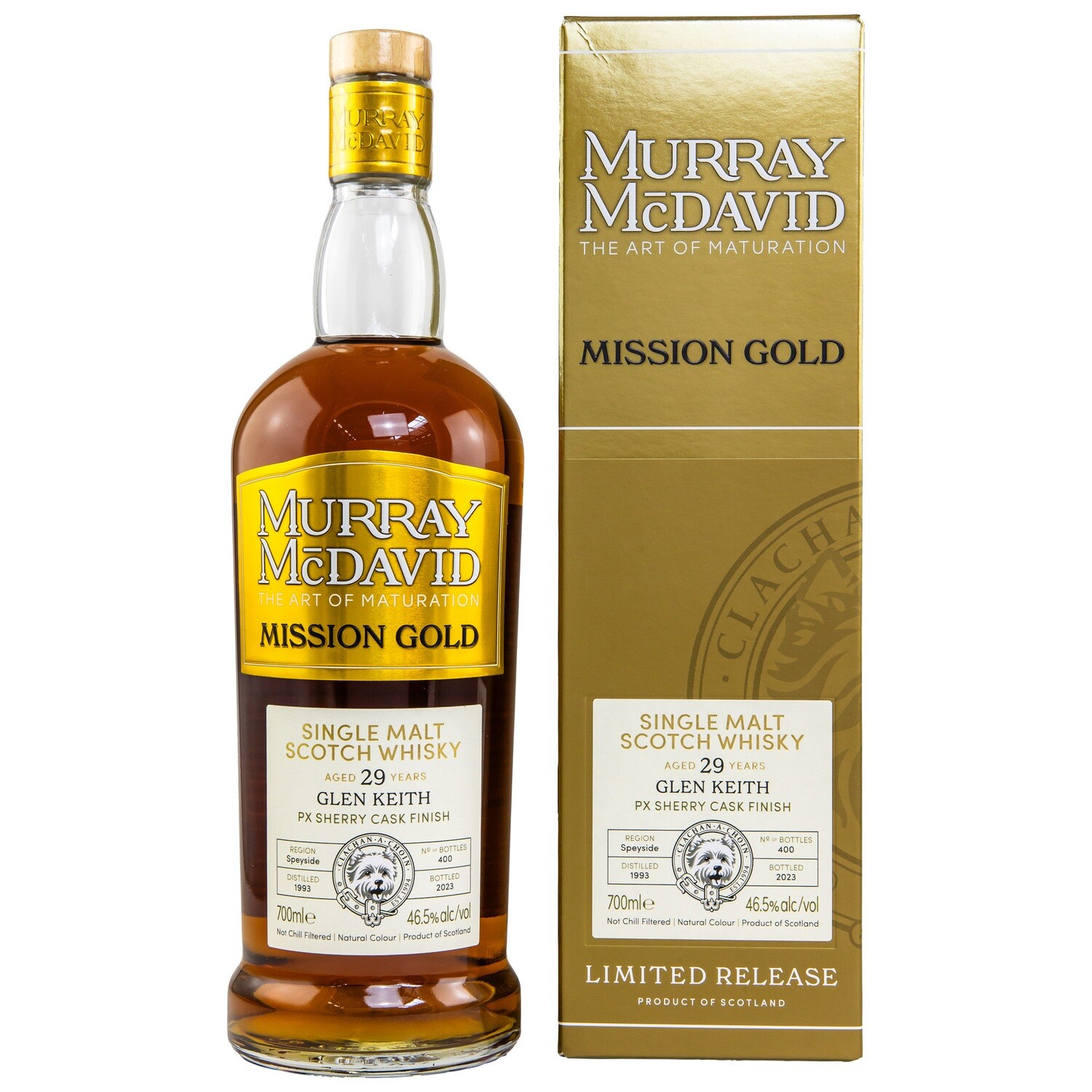Glen Keith - 1993/2023 - 29 Jahre - 1st Fill PX Cask finish - 46,5% - Murray McDavid