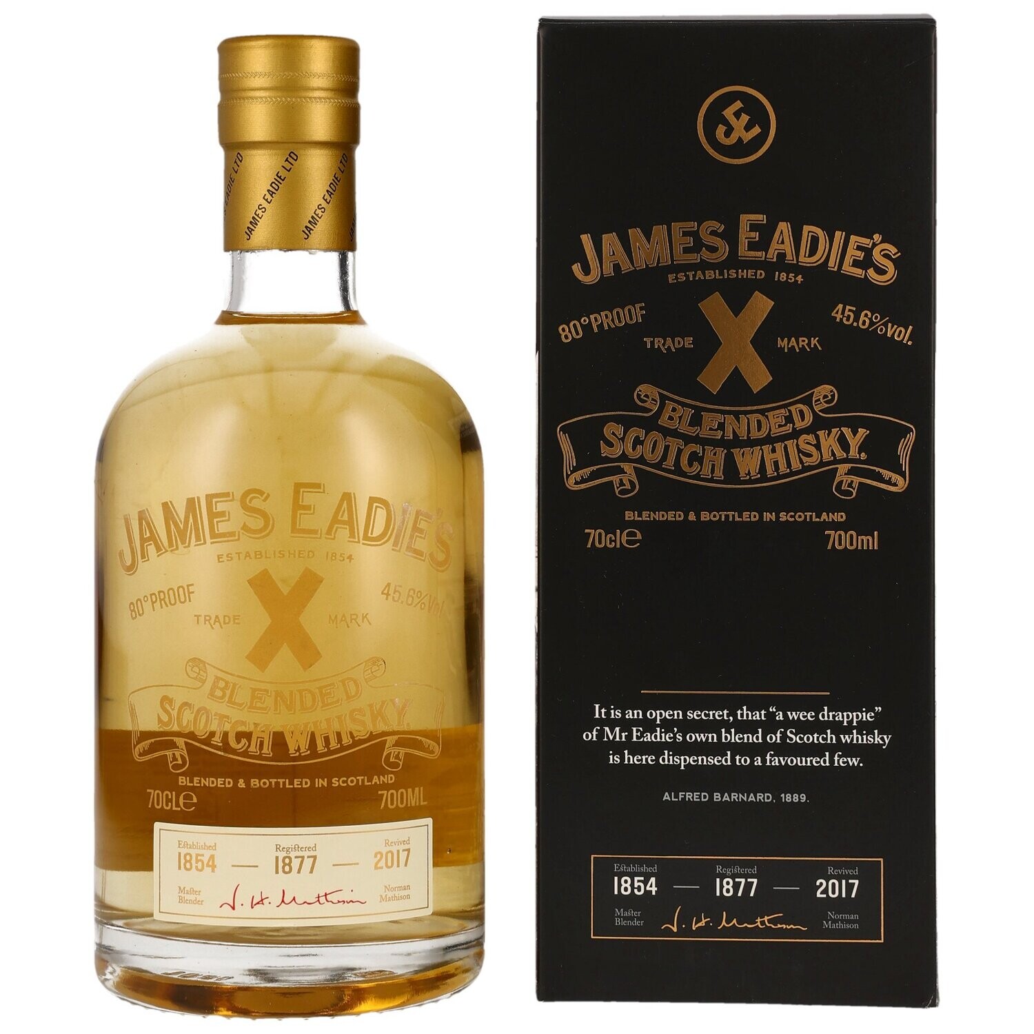 Trade Mark X Blended Scotch Whisky - James Eadie - 45,6%
