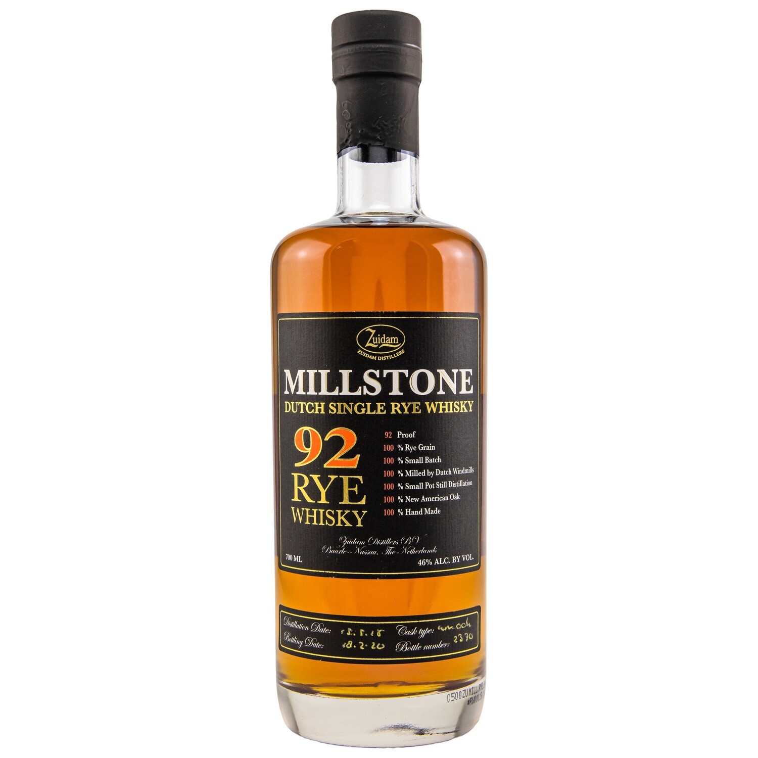 Millstone - 2015/2020 - 92 Rye Whisky - 46%