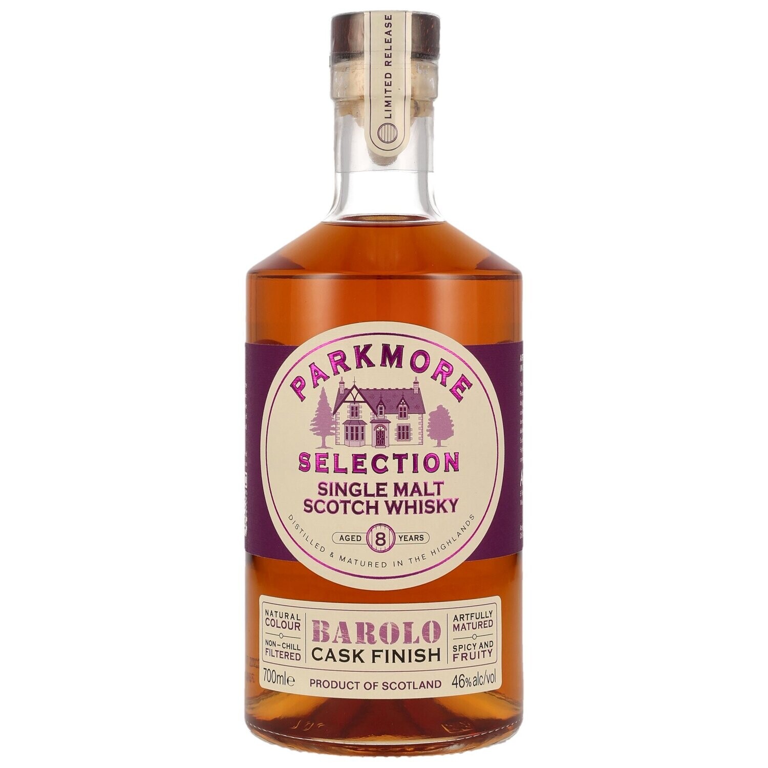 Highland Single Malt - 8 Jahre - Barolo Cask - Parkmore Selection - 46%