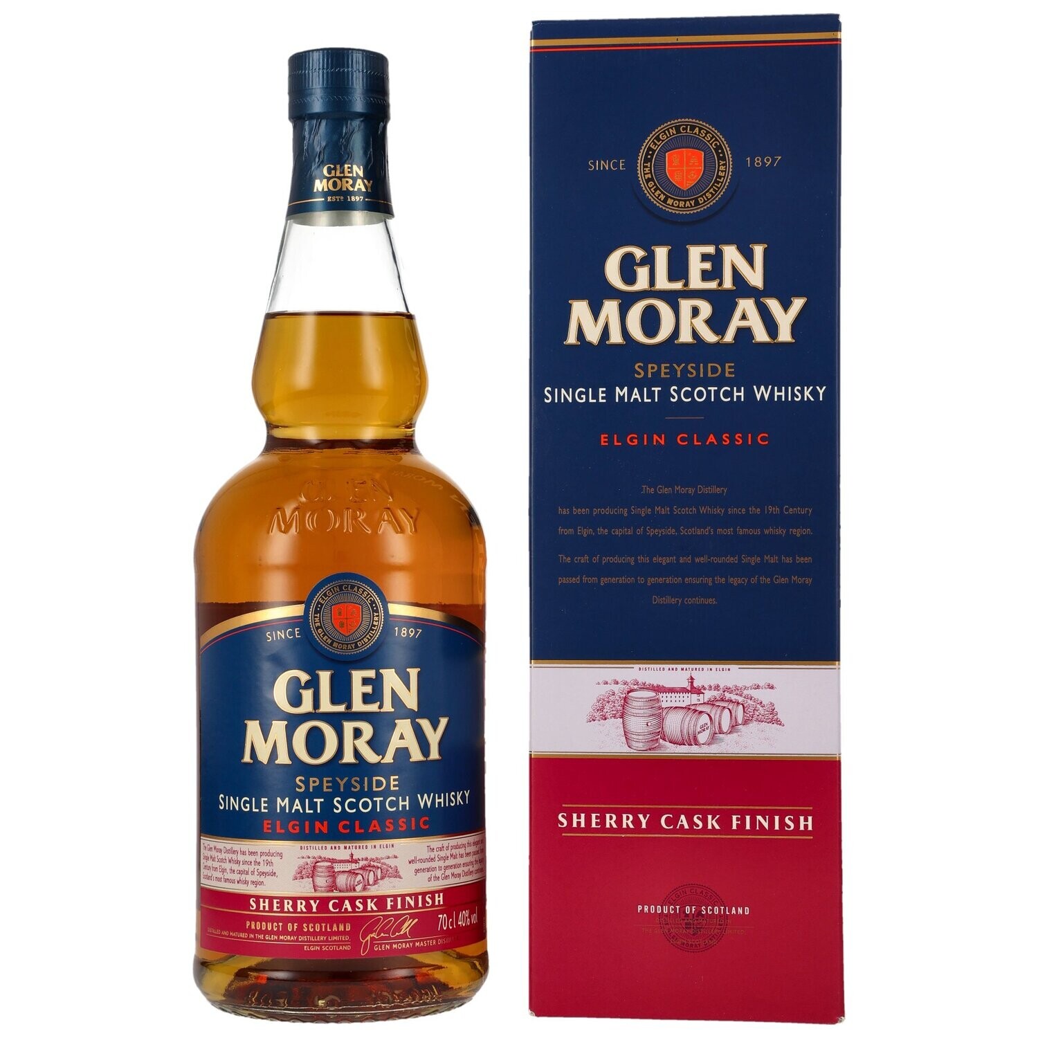 Glen Moray Sherry Cask - 40%