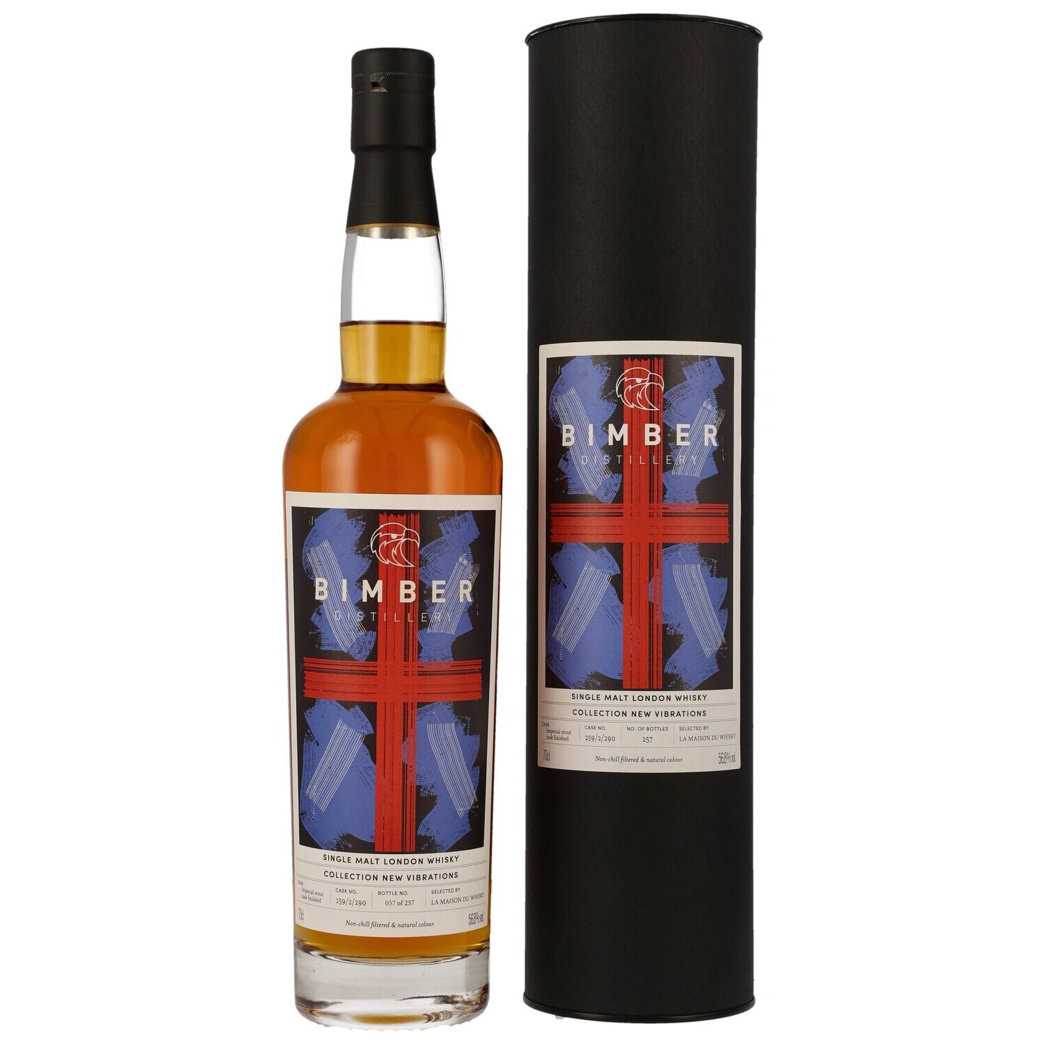 Bimber Single Malt London Whisky - Imperial Stout Cask Finish #259/2/290 - 56,8%