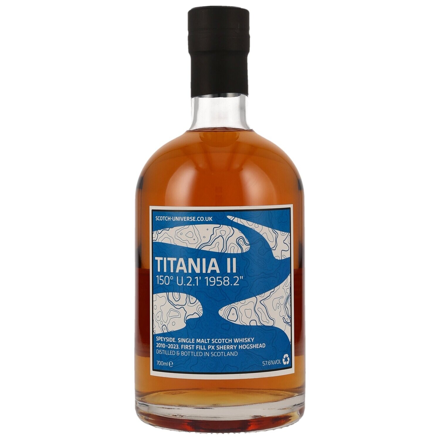 Titania II 2010/2023 - 12 Jahre - Scotch Universe - 57,6% - 1. Fill Px Sherry Hogshead
