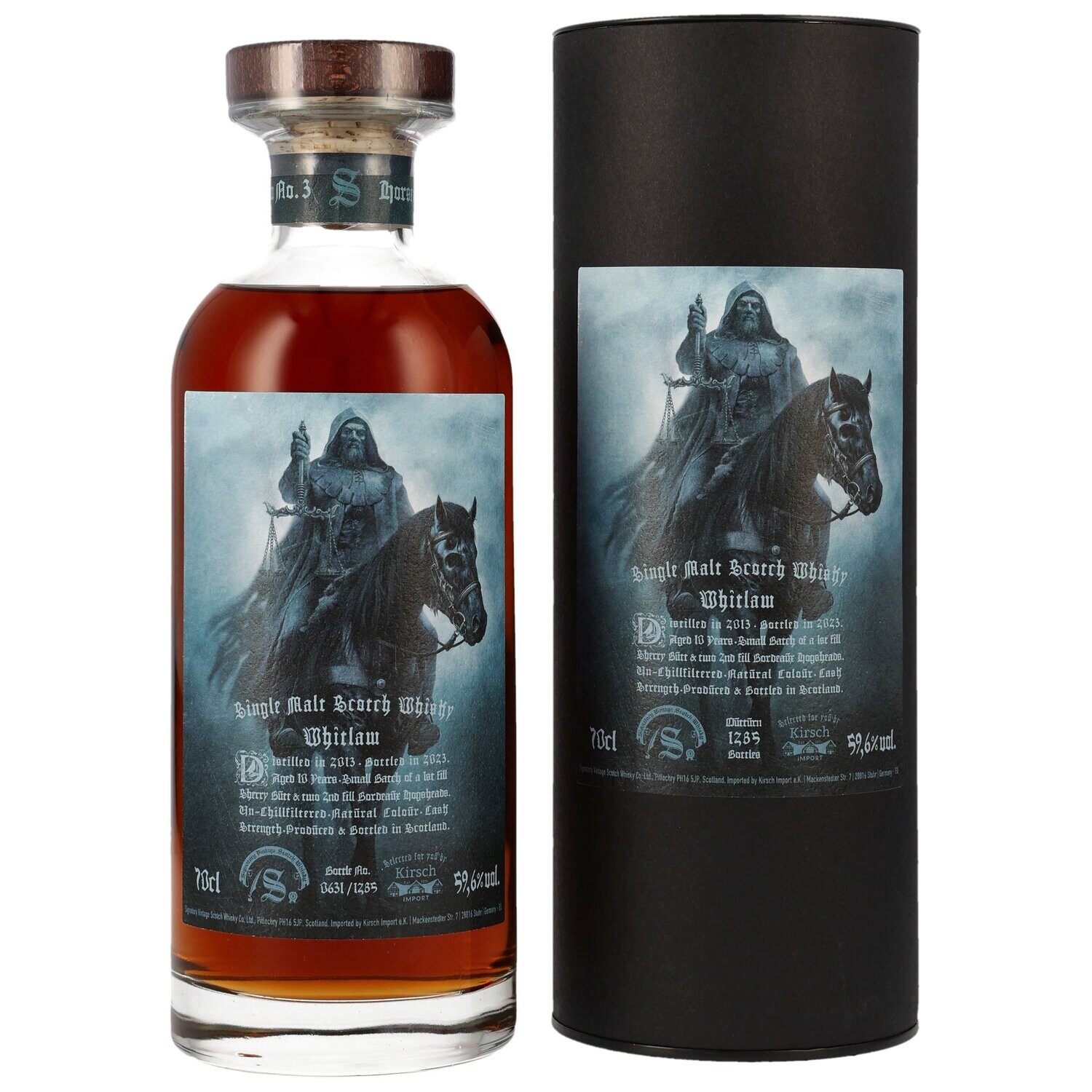 Whitlaw 2013/2023 – Horseman No.3 - 10 Jahre - 1. Fill Sherry / 2. Fill Bordeaux - 59,6%