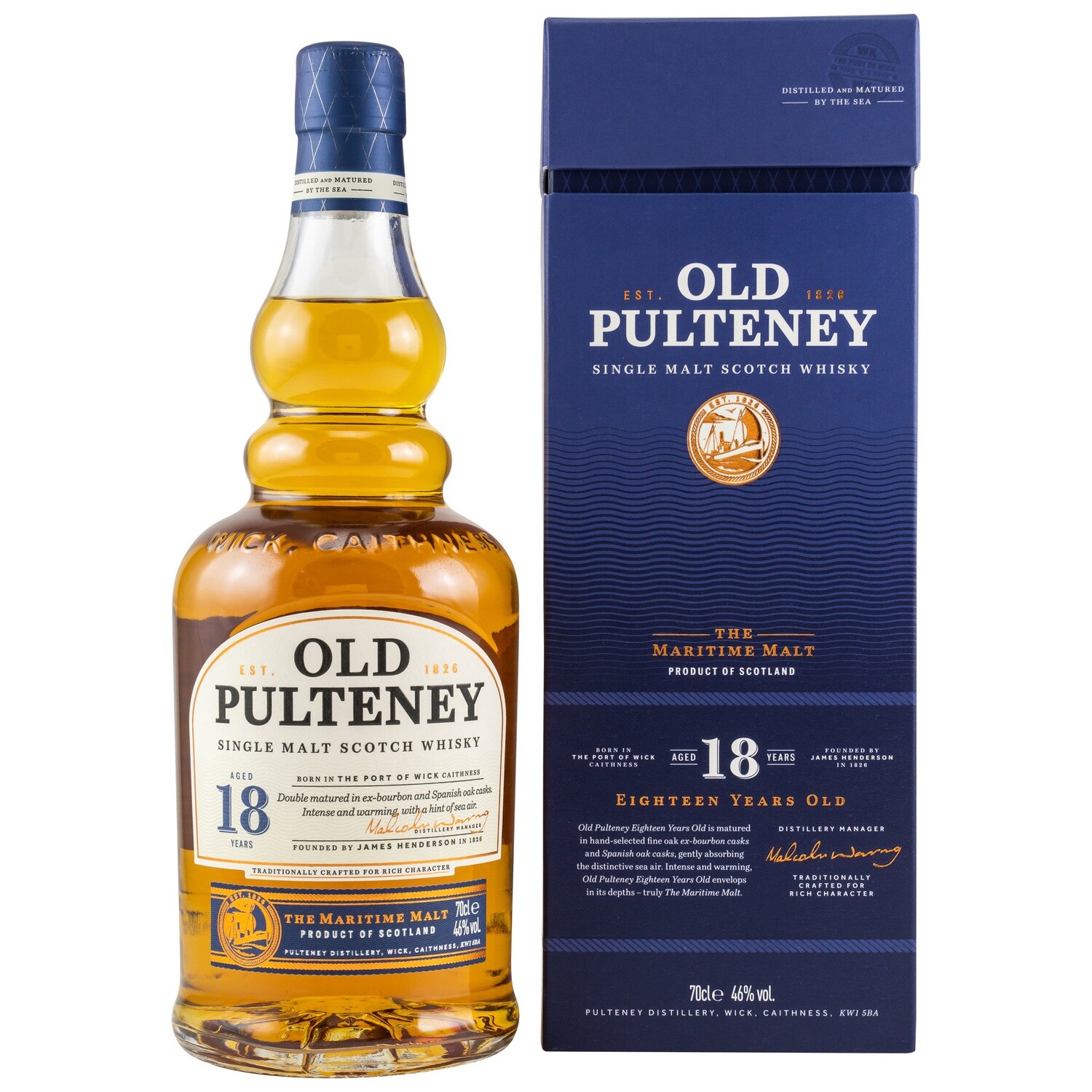 Old Pulteney - 18 Jahre - 46% - L 05/05/2023