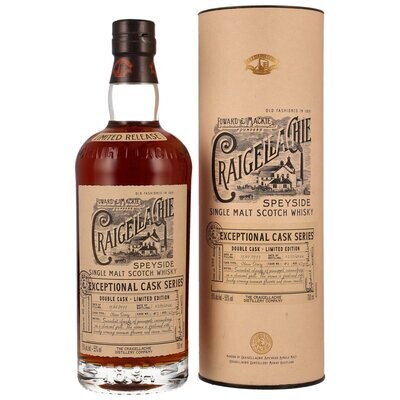 Craigellachie 1999/2022 - 23 Jahre - Exceptional Cask Series - Sherry Cask #3 - 55% Craigellachie 1999/2022 - 23 Jahre - Exceptional Cask Series - Sherry Cask #3 - 55%