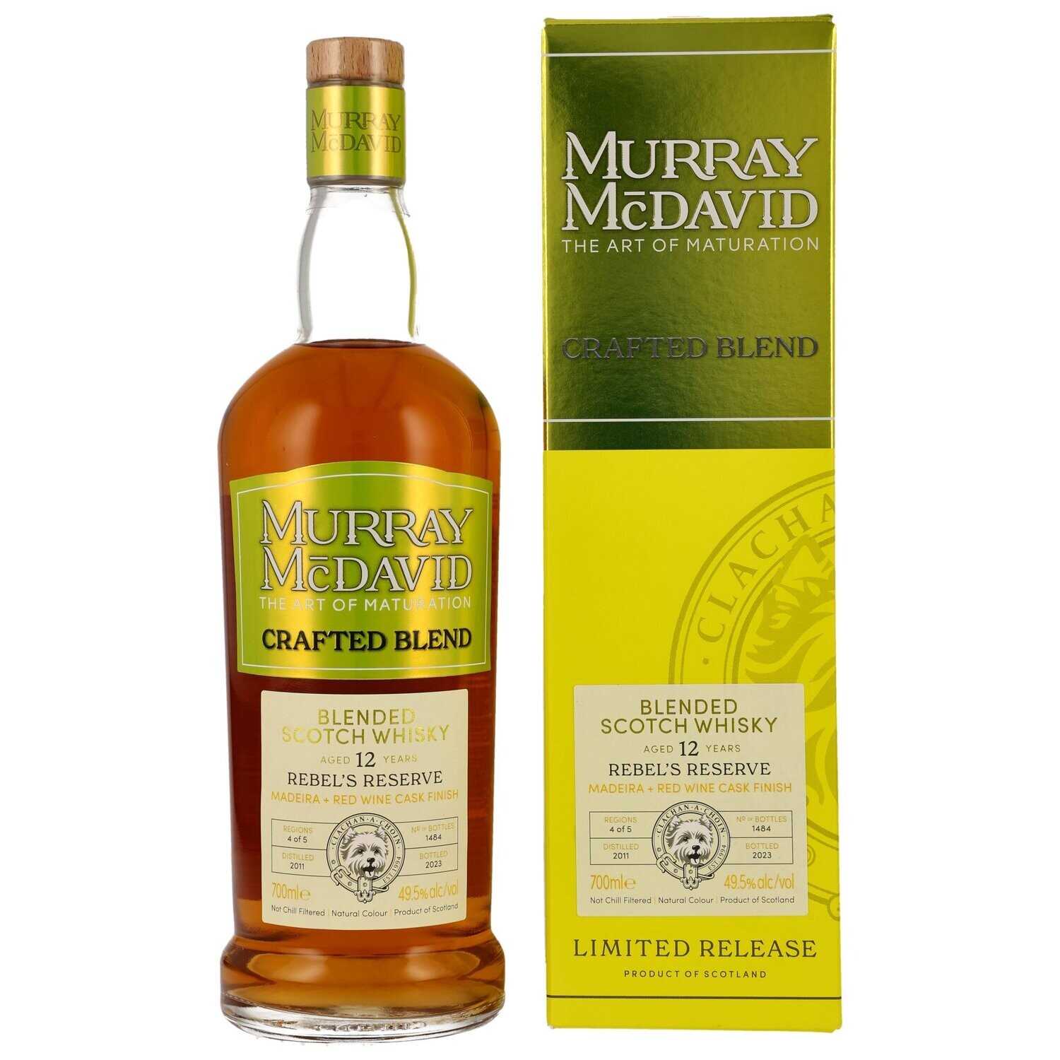 Rebels Reserve 2011/2023 - 12 Jahre - Madeira & Red Wine Cask - Murray McDavid - 49,5%