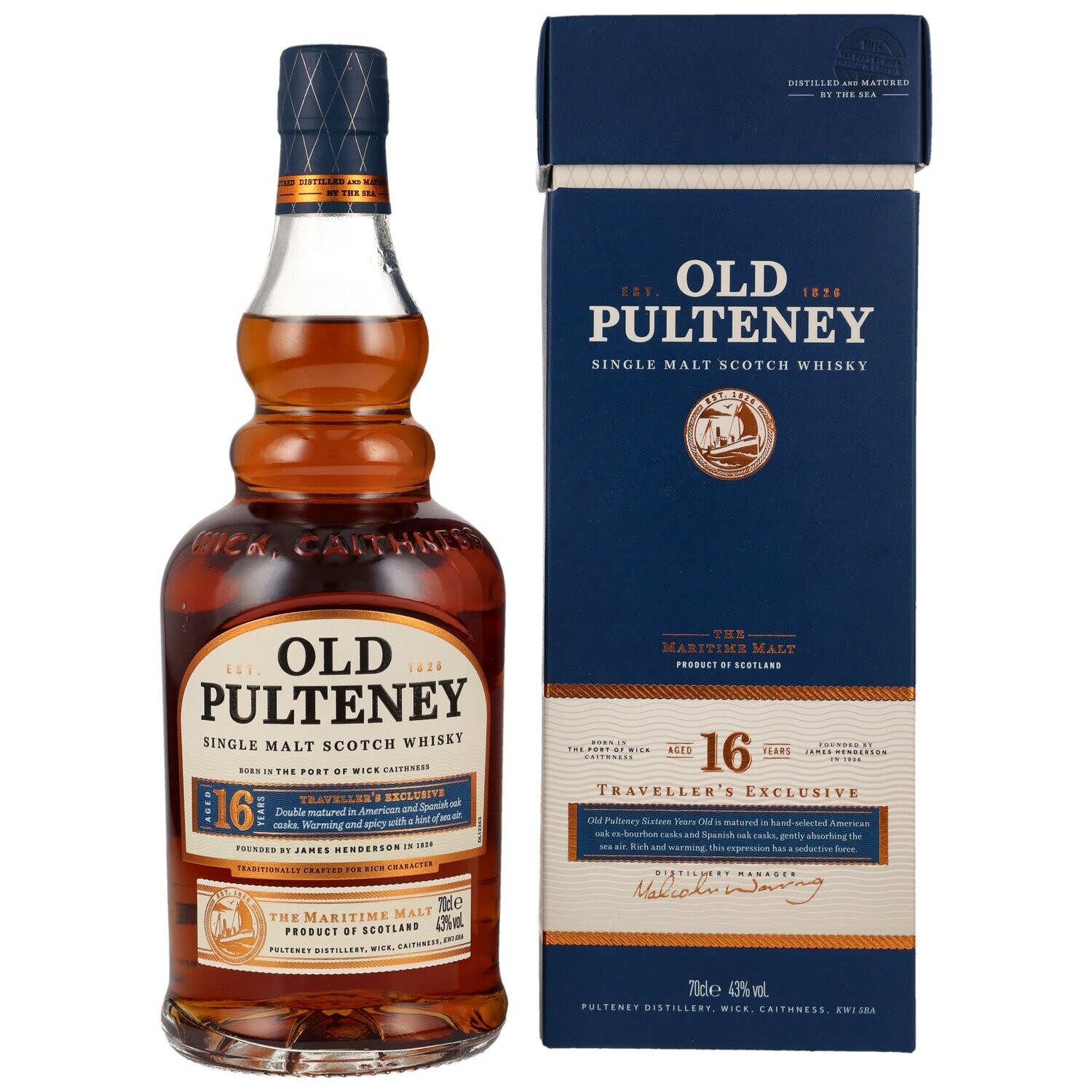 Old Pulteney - 16 Jahre - 43%