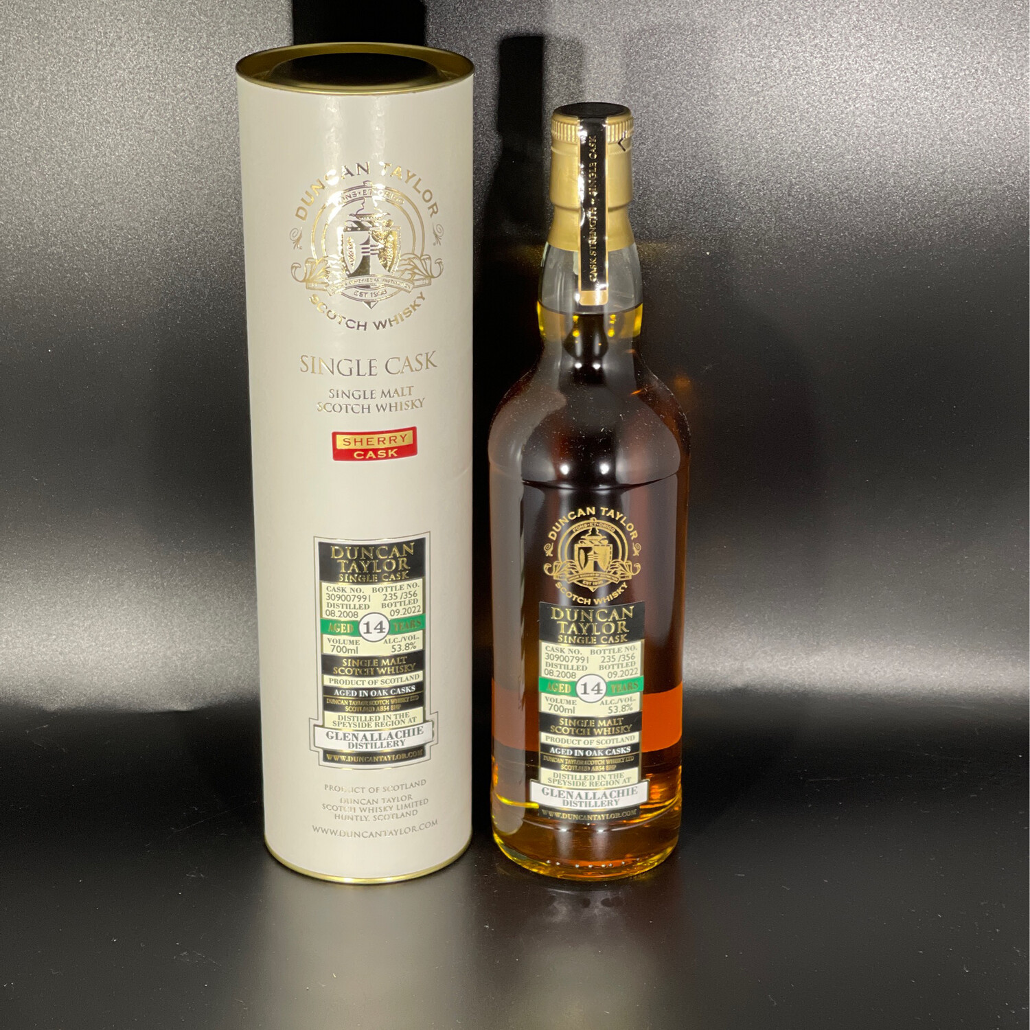 GlenAllachie - 14 Jahre - 2008/2022 - 53,8% - Sherry Cask 309007991 - 53,8%