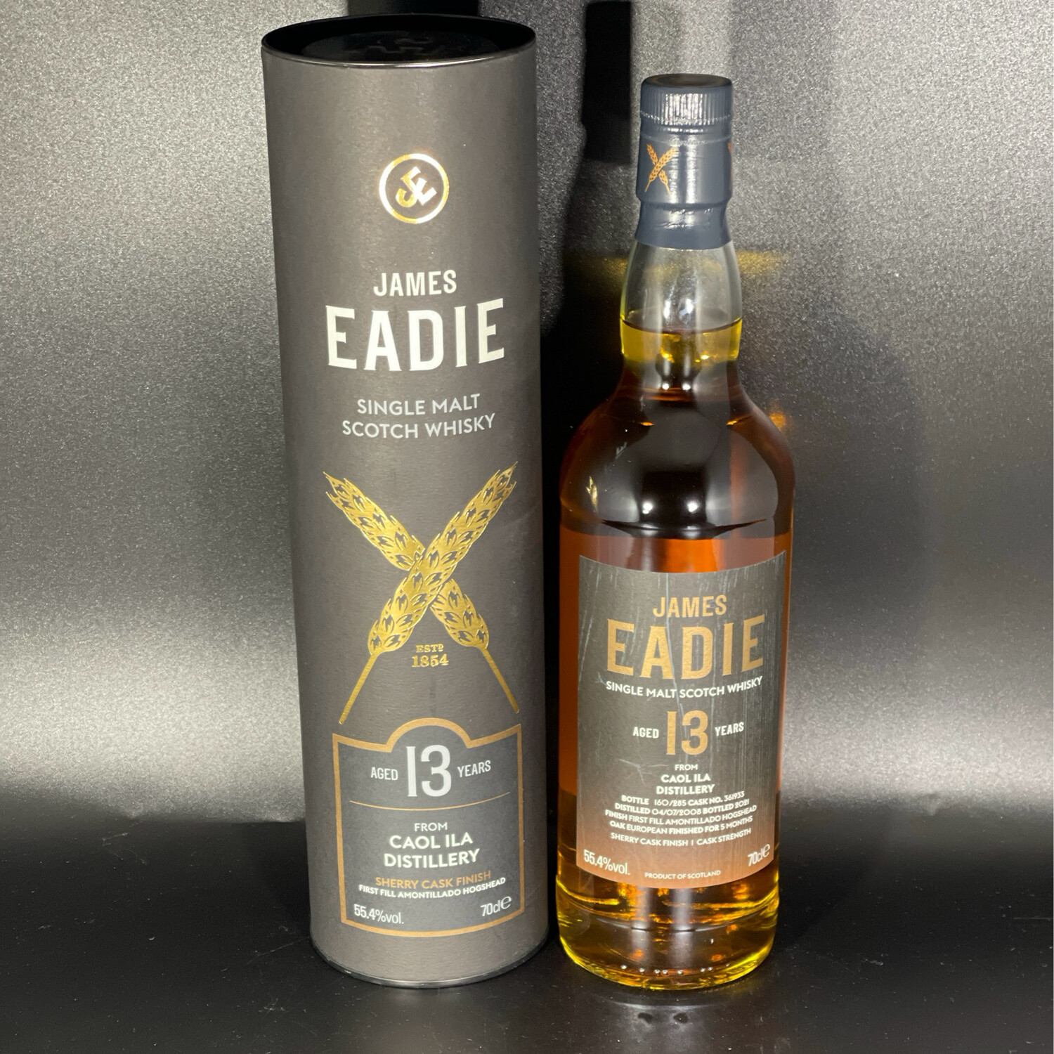 Caol Ila - 13 Jahre - 1. Amontillado Butt Sherry Cask Finish - 55,4%