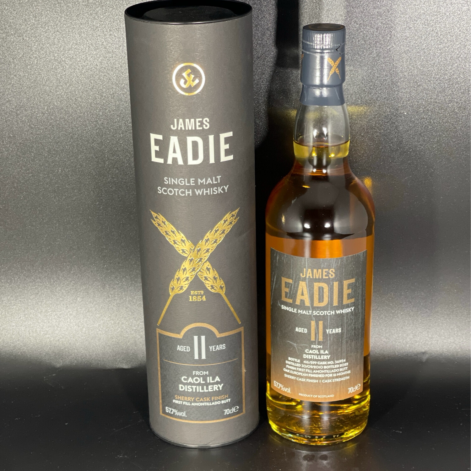 Caol Ila - 11 Jahre - 1. Amontillado Butt Sherry Cask Finish - 57,7%