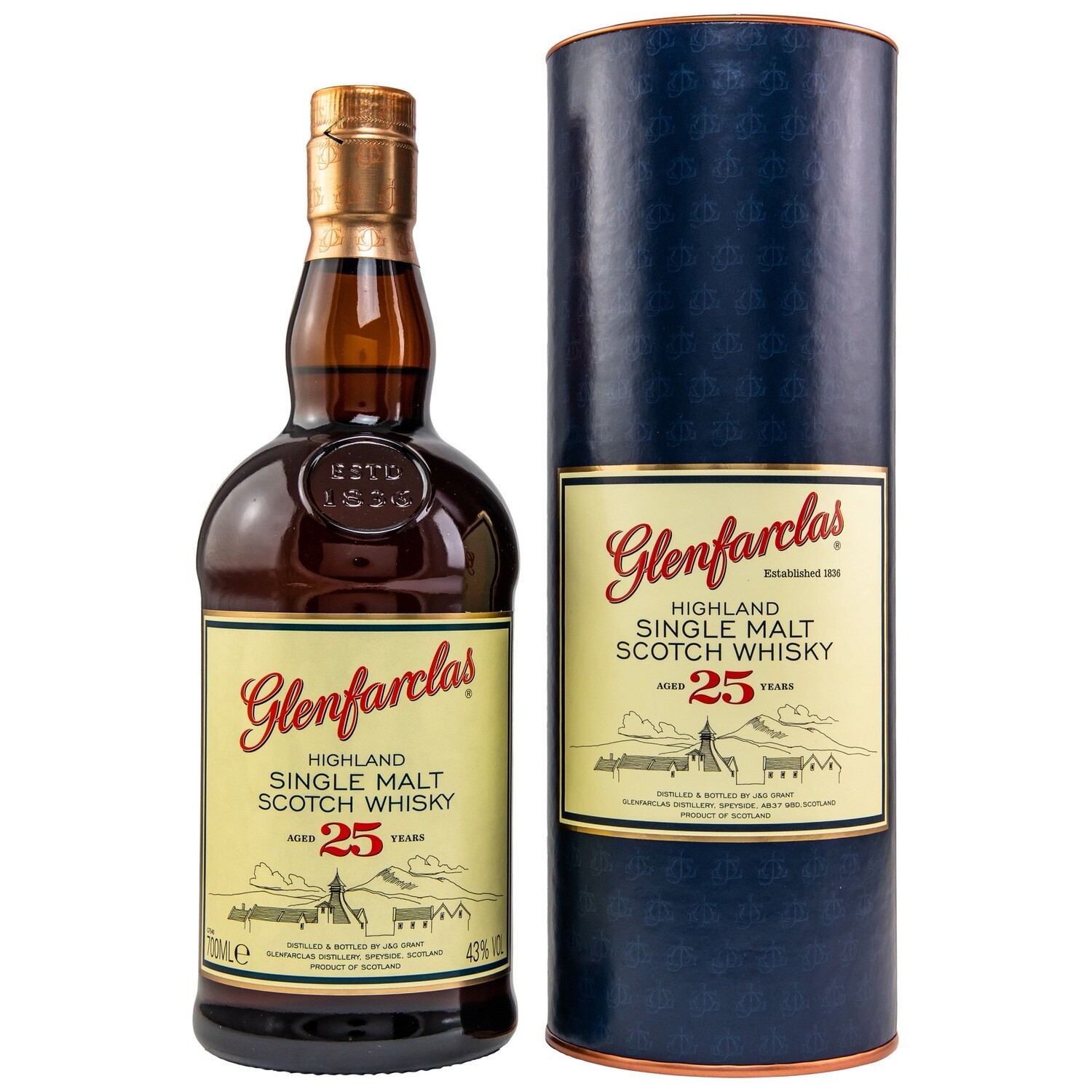 Glenfarclas - 25 Jahre - Highland/Speyside - Single Malt - 43%