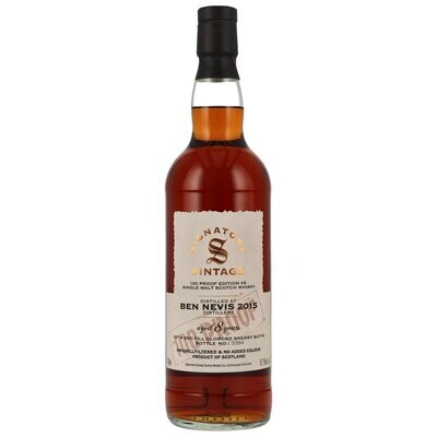 Ben Nevis - 8 Jahre - 2015/2023 - Signatory 100% Proof #5 - 57,1% Ben Nevis - 8 Jahre - 2015/2023 - Signatory 100% Proof #5 - 57,1%