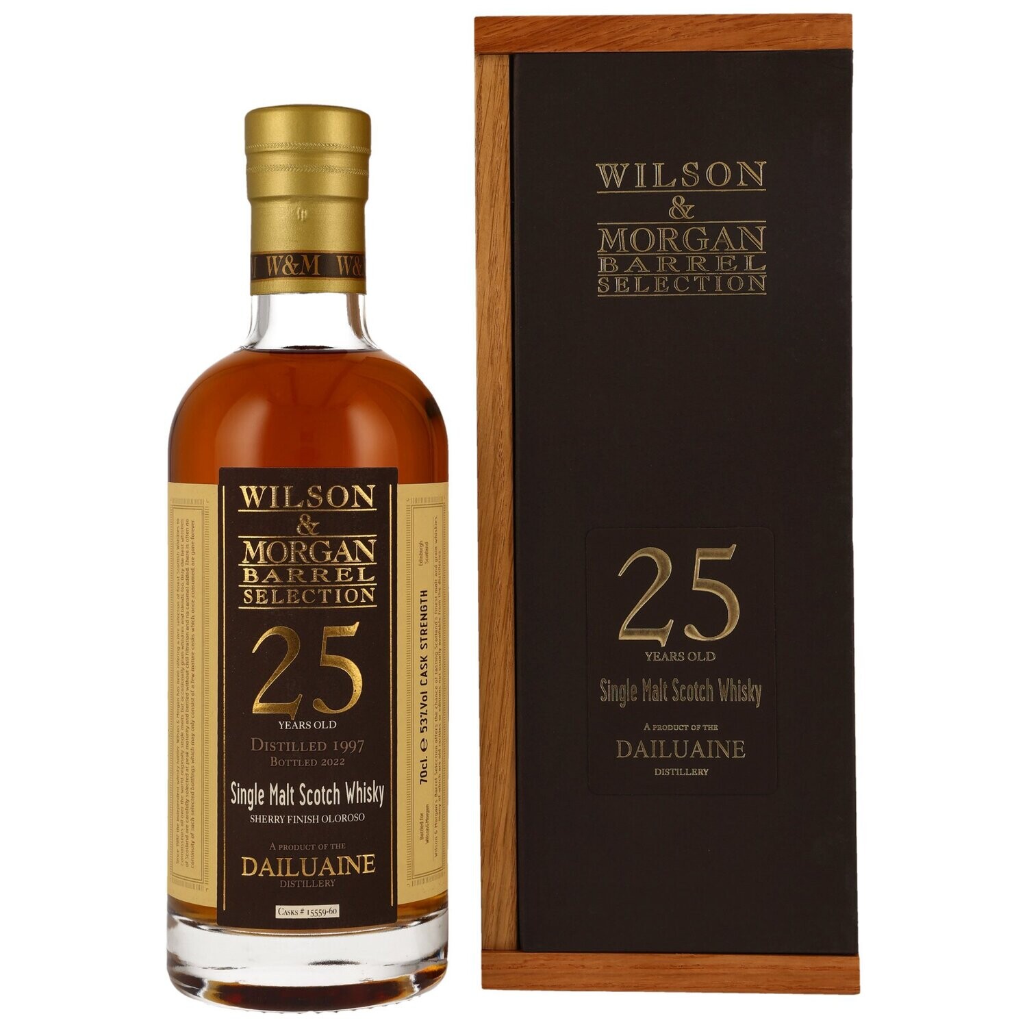 Dailuaine - 1997/2022 - 25 Jahre - Oloroso Sherry Finish # 1559 - 60 - Wilson & Morgan - 53%