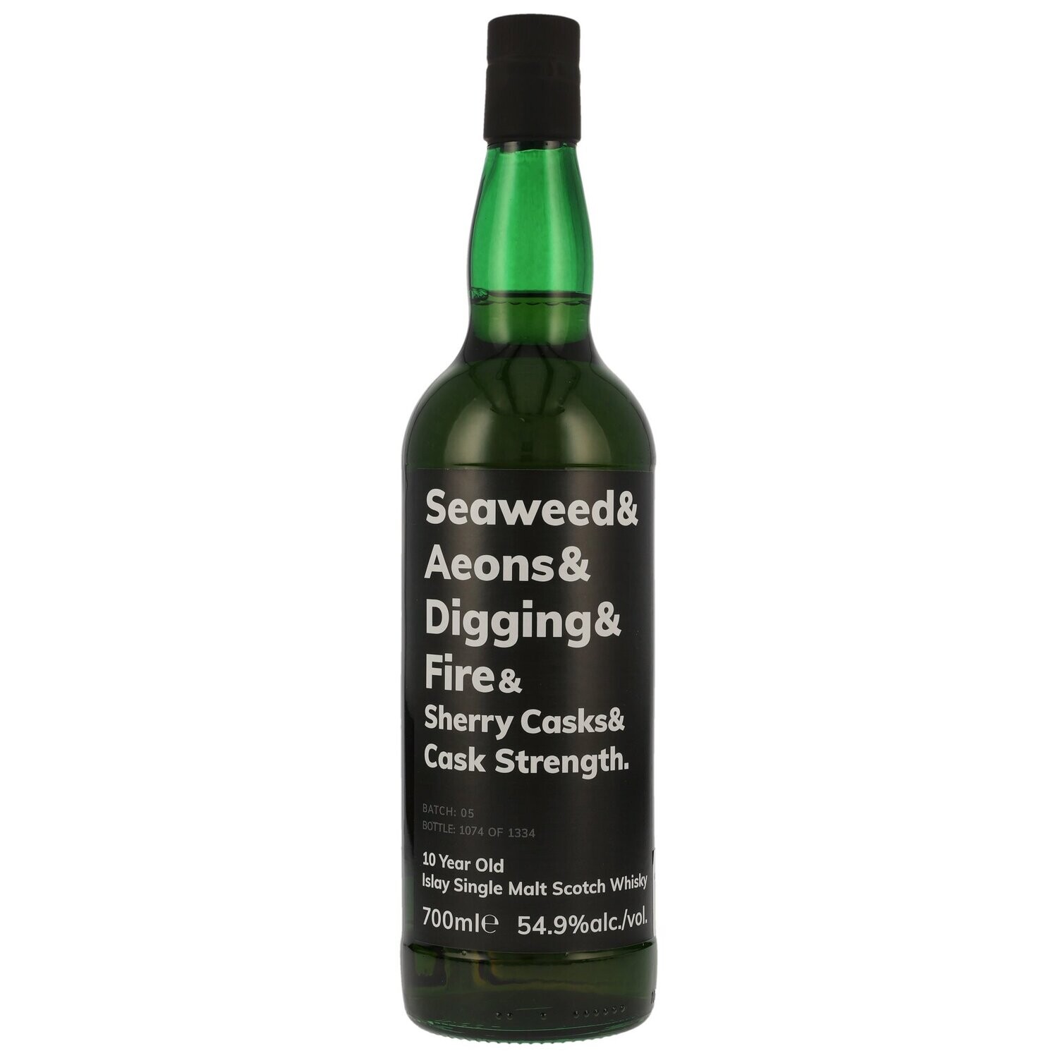 Seaweed & Aeons & Digging & Fire - 10 Jahre - Sherry Cask Strength Islay Single Malt - 54,9%