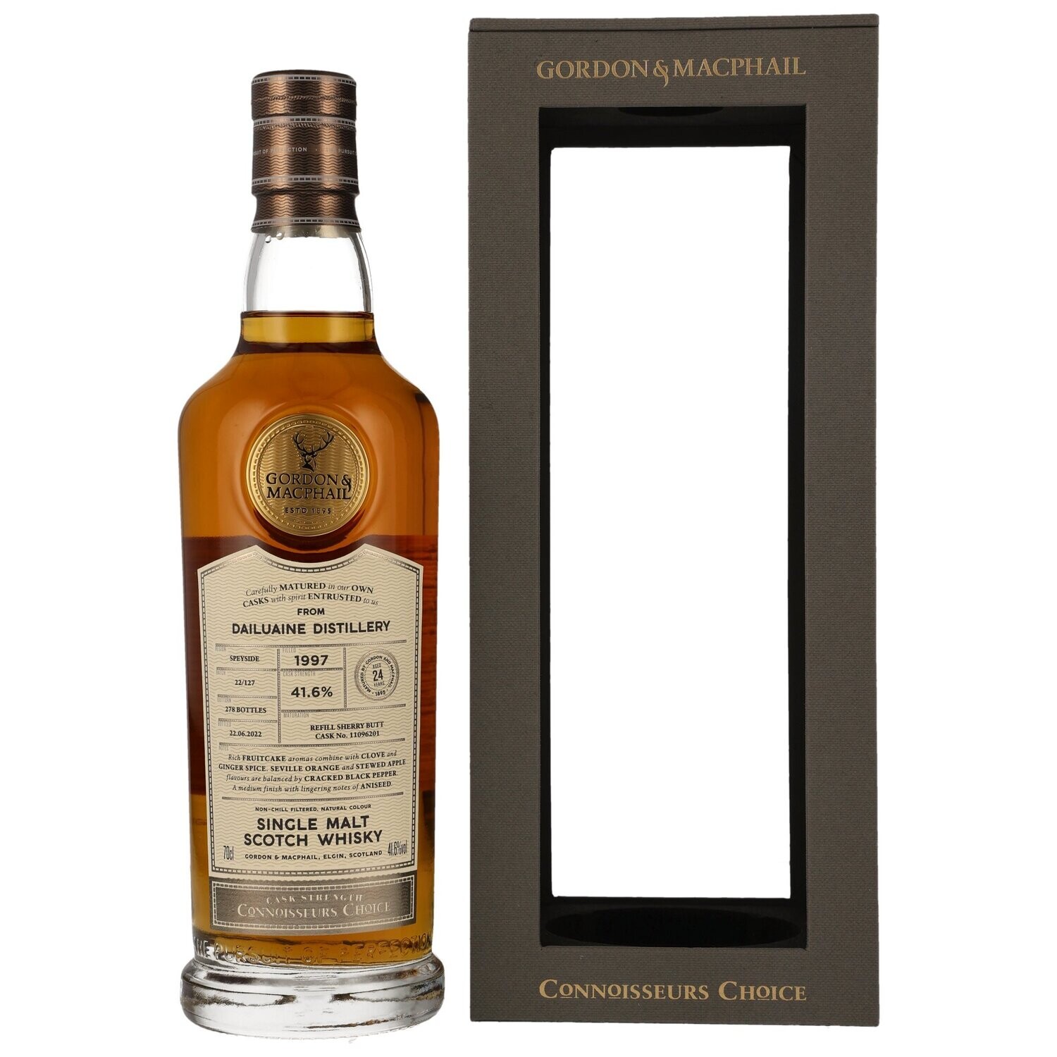 Dailuaine - 24 Jahre - 1997/2022 G&M CC CS # 11096201 - 41,6%