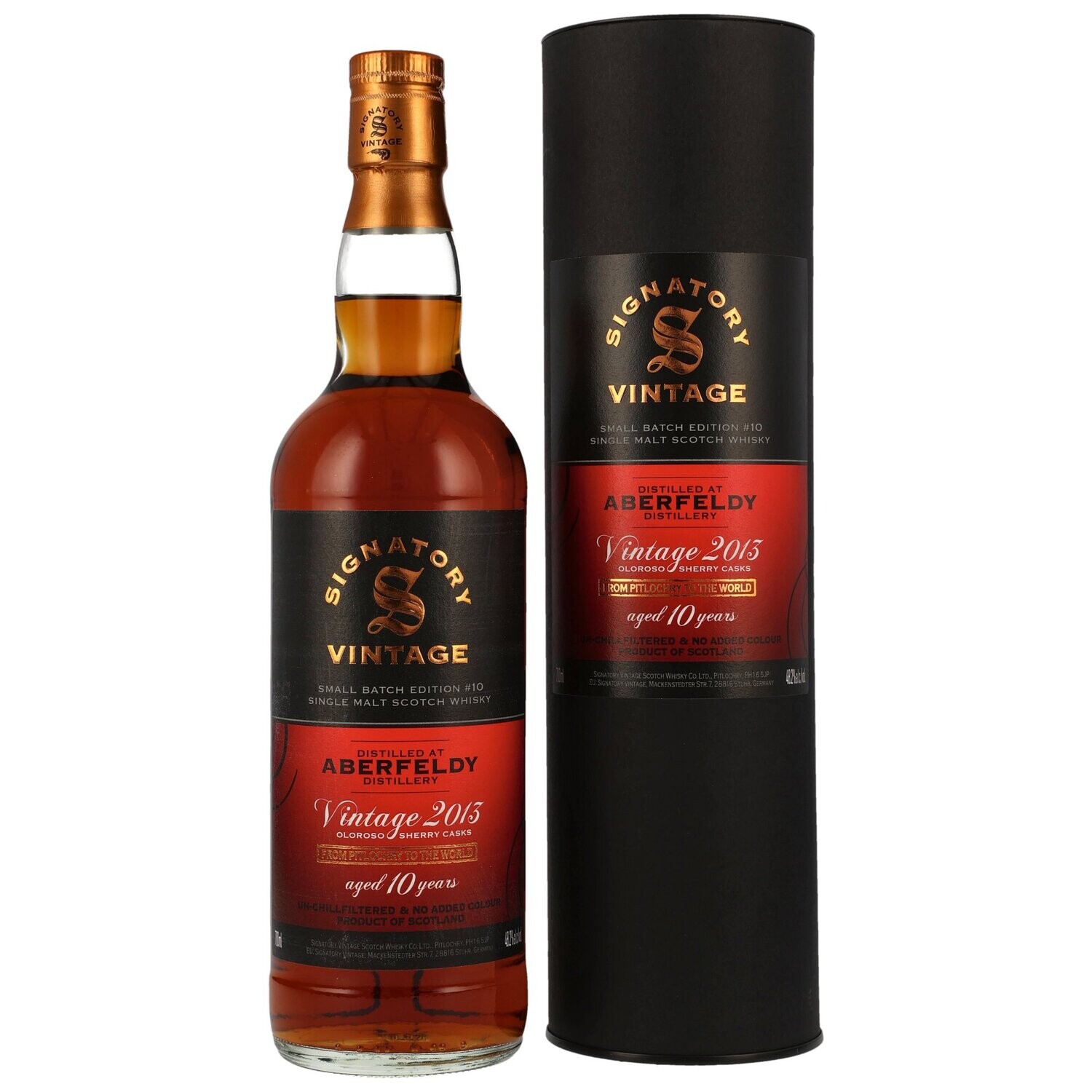 Aberfeldy - 2013 - 10 Jahre - Signatory Small Batch #10 - 48,2%