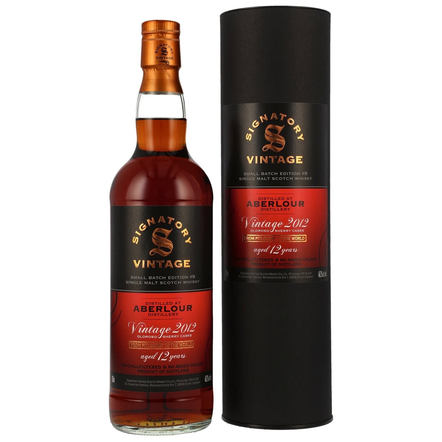 Aberlour - 2012 - 12 Jahre - Signatory Small Batch #9 - 48,2%