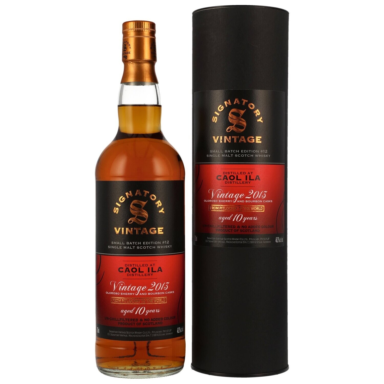 Caol Ila - 2013 - 10 Jahre - Signatory Small Batch #12 - 48,2%