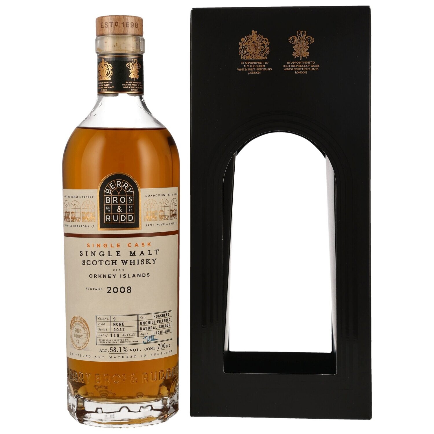 Orkney - 2008/2023 - 14 Jahre - Hogshead #9 (Berry Bros and Rudd) - 58,1%