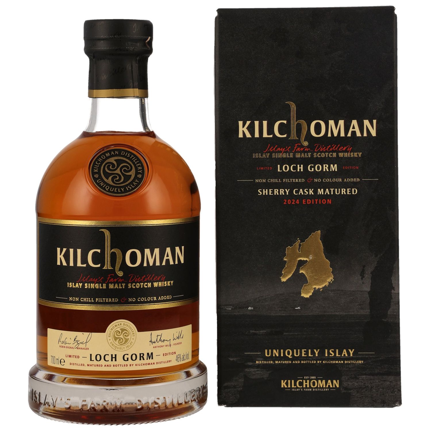 KILCHOMAN - LOCH GORM - Edition 2024 - Sherry Cask Matured - 46% vol.