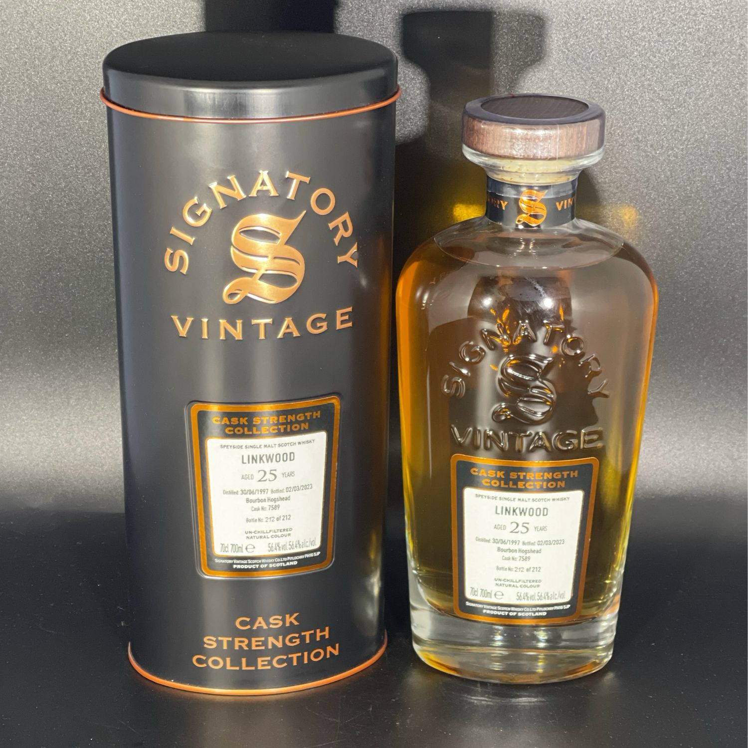Linkwood - 25 Jahre 1997/2023 - SV CS - Bourbon Hogshead # 7589 - 56,4%