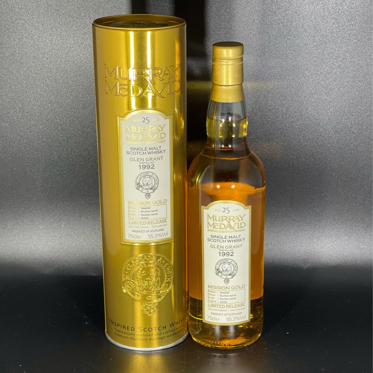 Glen Grant  1992 - 25 Jahre - Bourbon Barrel # 42056 - 55,3%