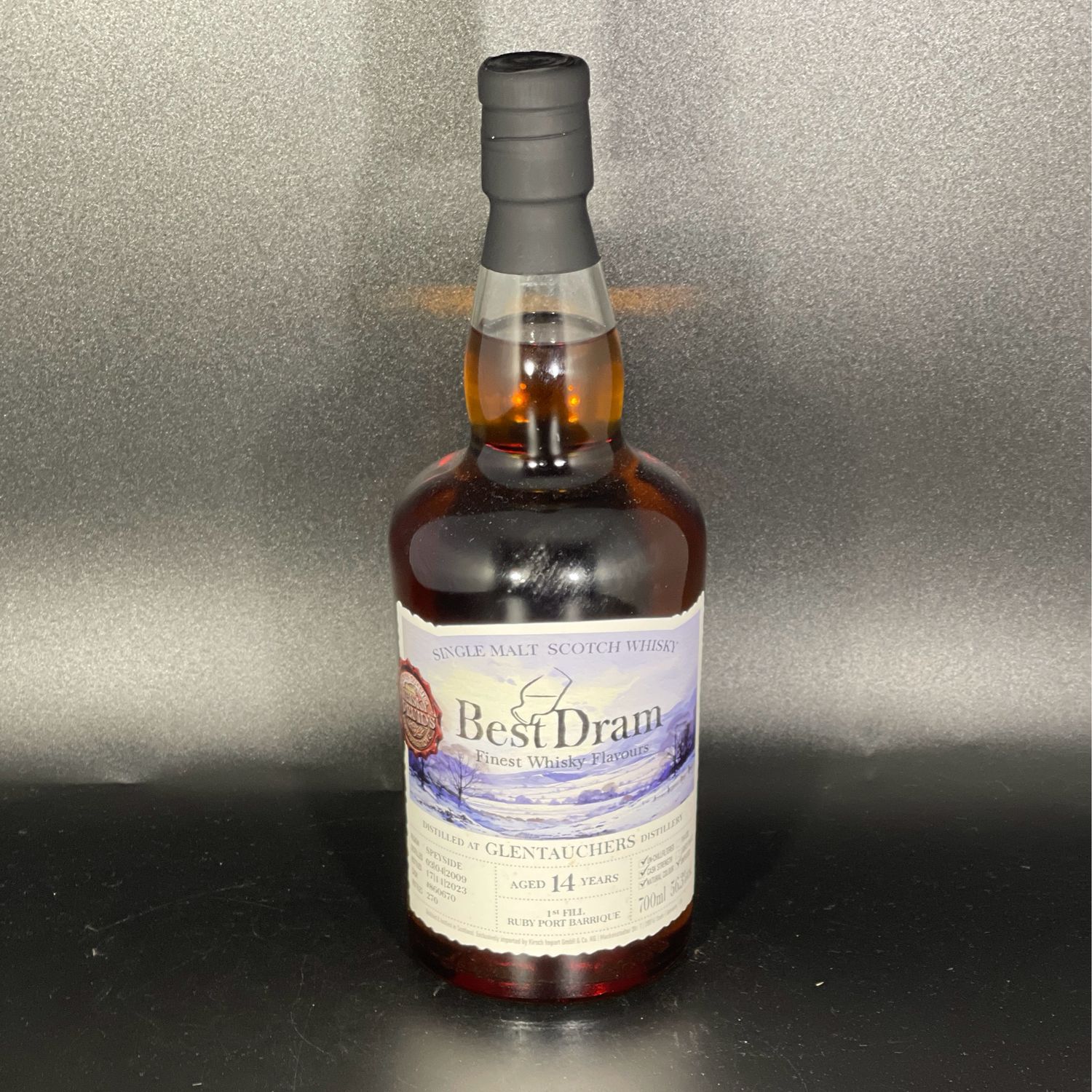 ​Glentauchers - 2009/2023 - 14 Jahre - 1. Fill Ruby Port Barrique # 860670 - 56,3%