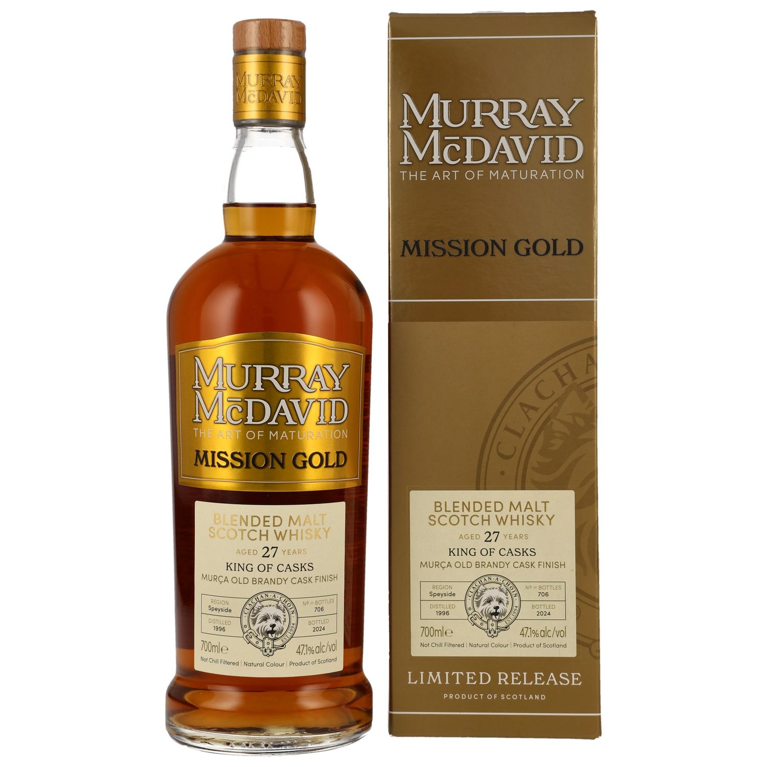 King of Casks - 27 Jahre - 1996/2024 - Murca Brandy Finish - 47,1%